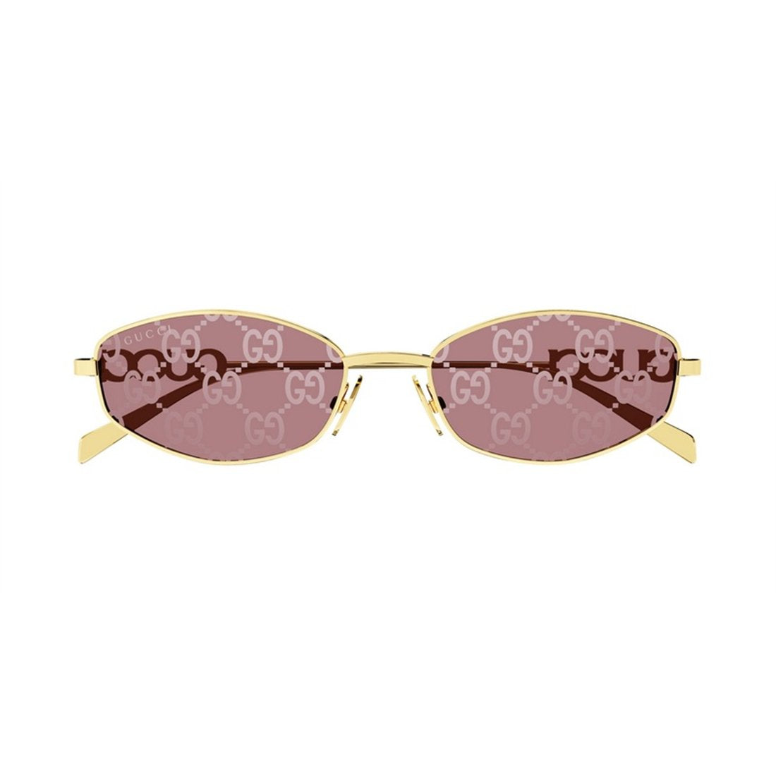 GUCCI Stylish Women's Sunglasses with Chic Metallic Frame