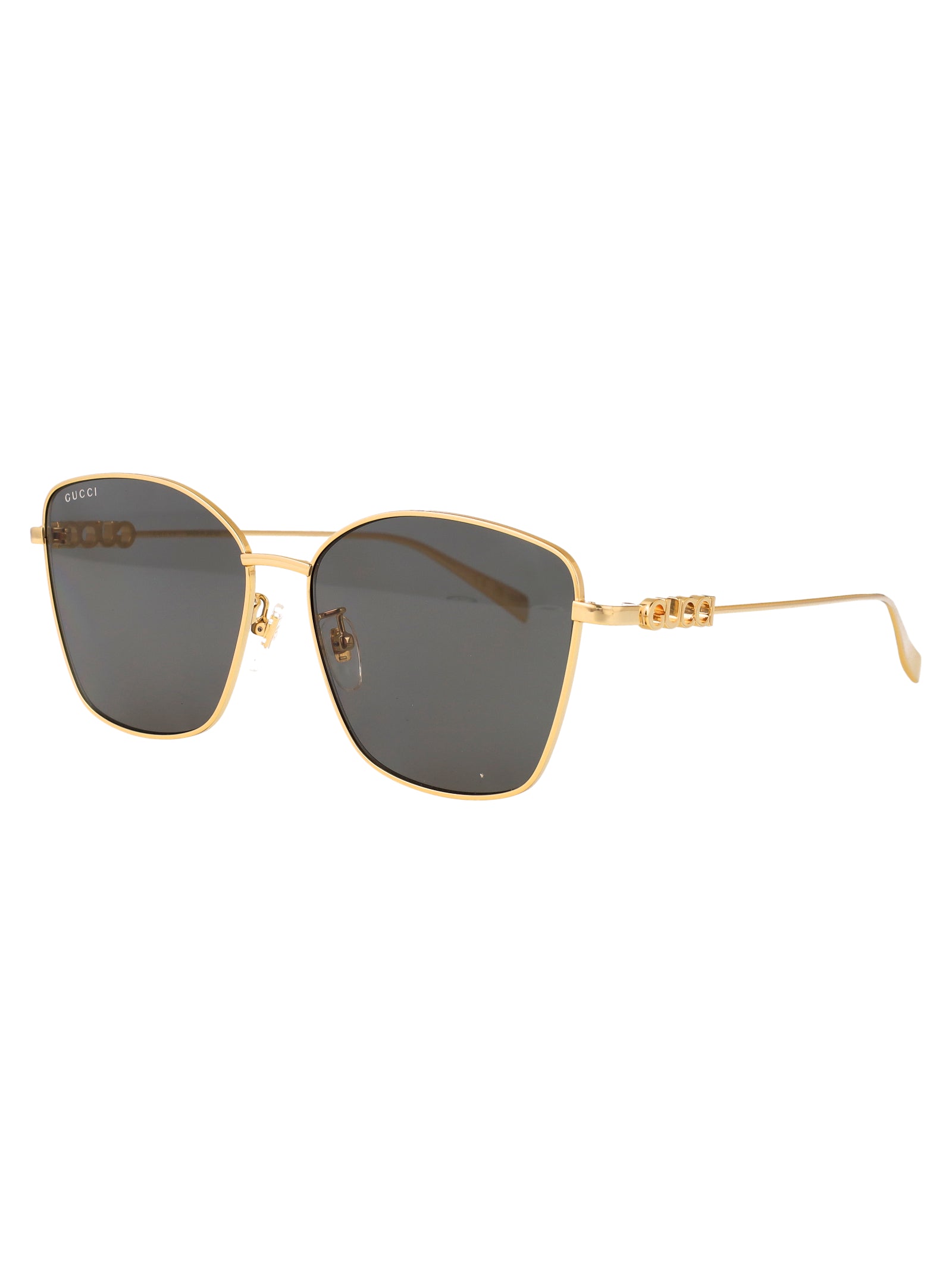 GUCCI Metallic Gold Sunglasses