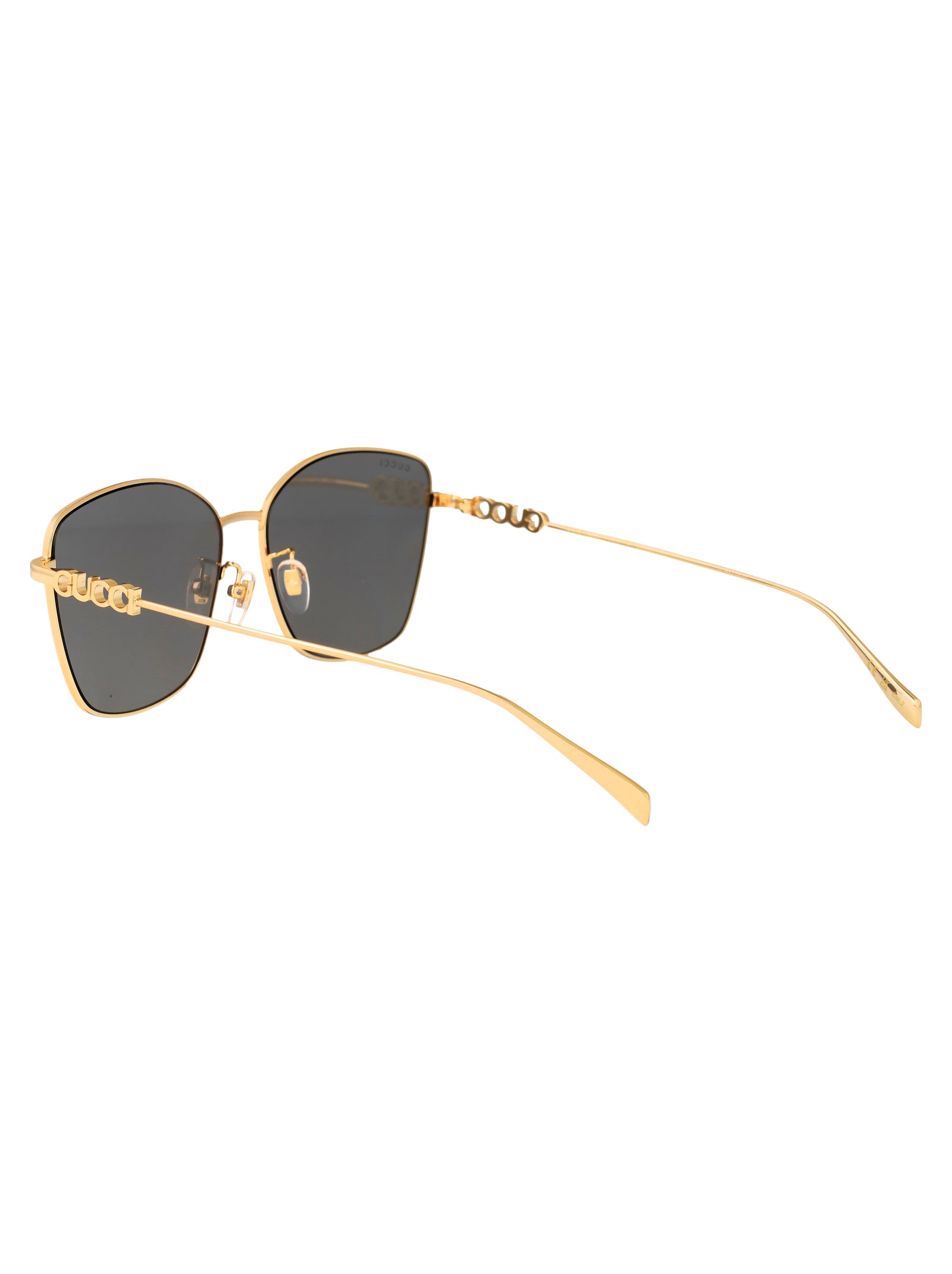 GUCCI Metallic Gold Sunglasses