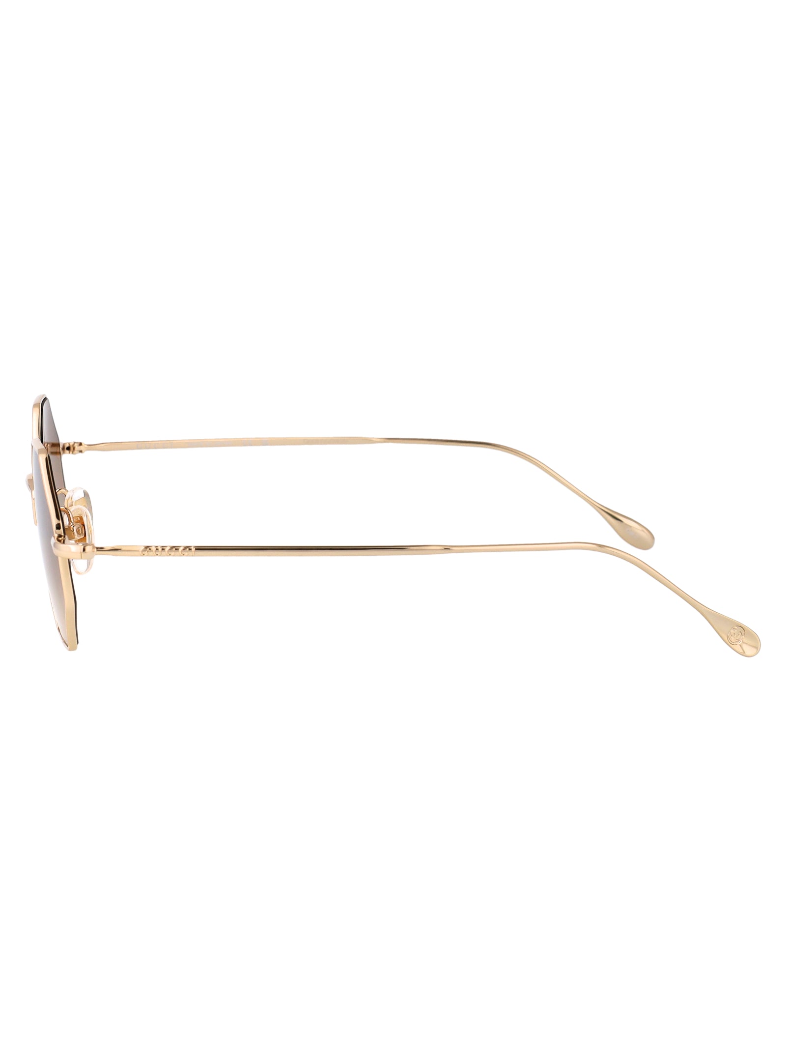 GUCCI Metal Frame Sunglasses