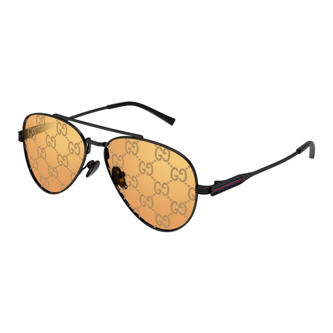 GUCCI Unisex Classic Round Metal Sunglasses