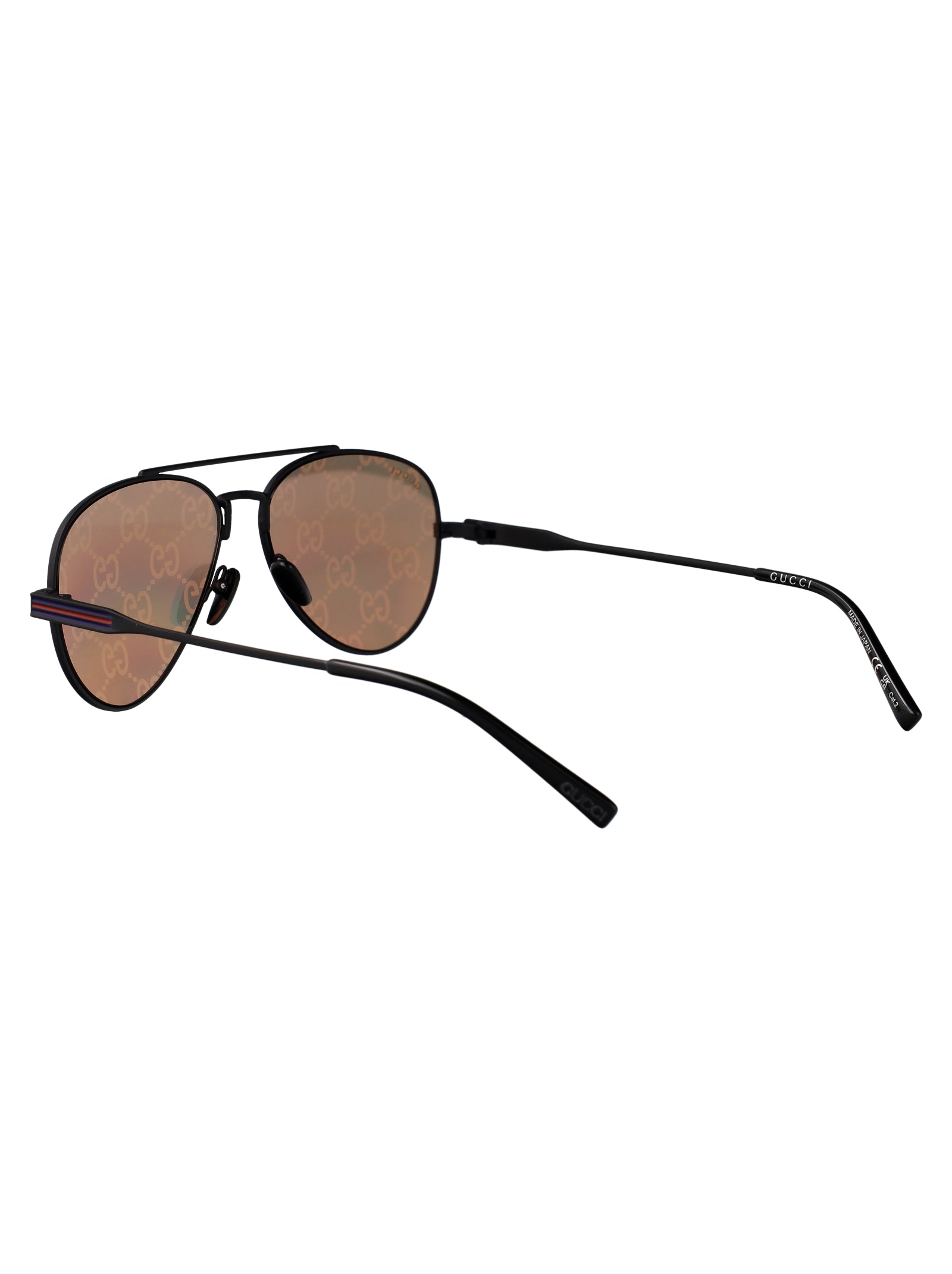 GUCCI Unisex Classic Round Metal Sunglasses