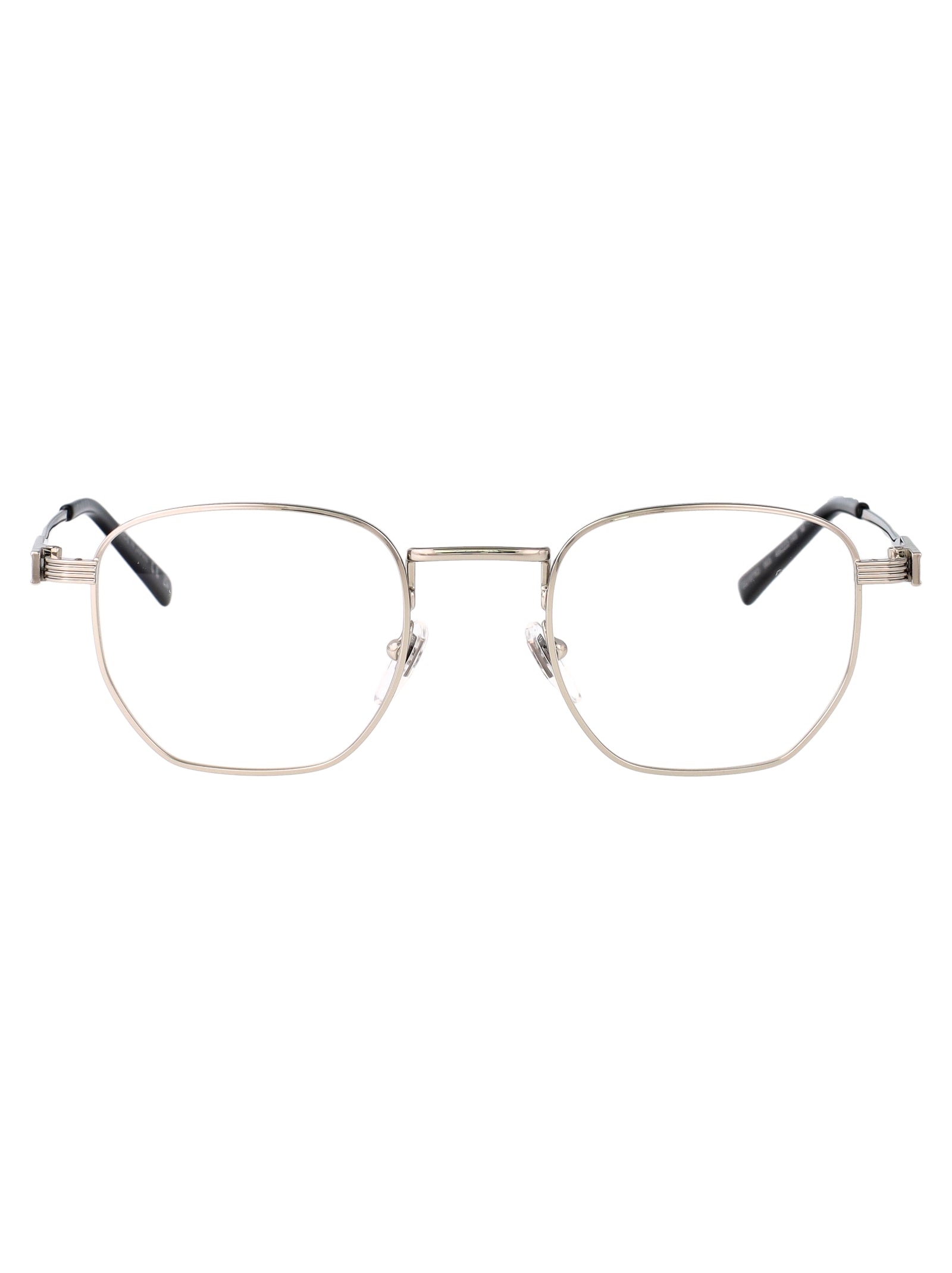 GUCCI Futuristic Transparent Metal Optical Glasses for Women
