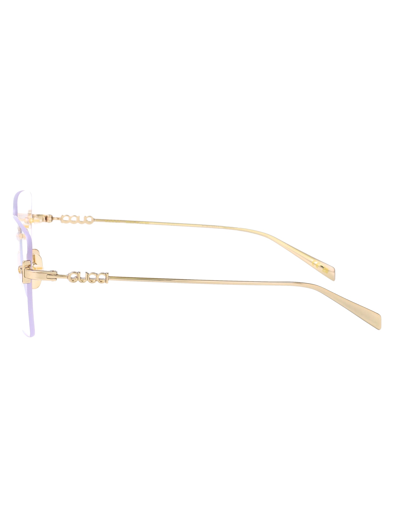GUCCI Stylish Transparent Metal Optical Glasses for Women