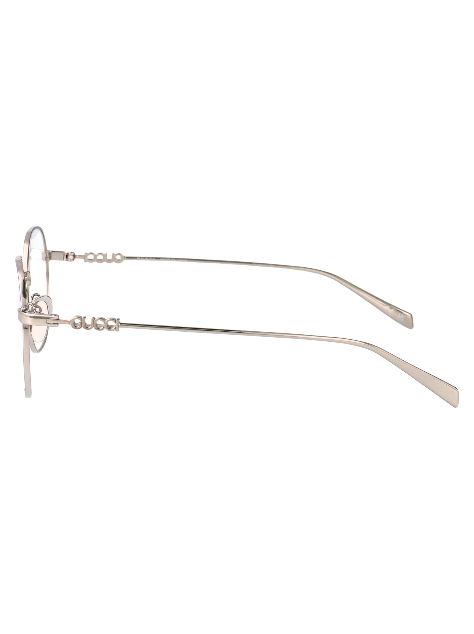 GUCCI Transparent Metal Optical Glasses for Women