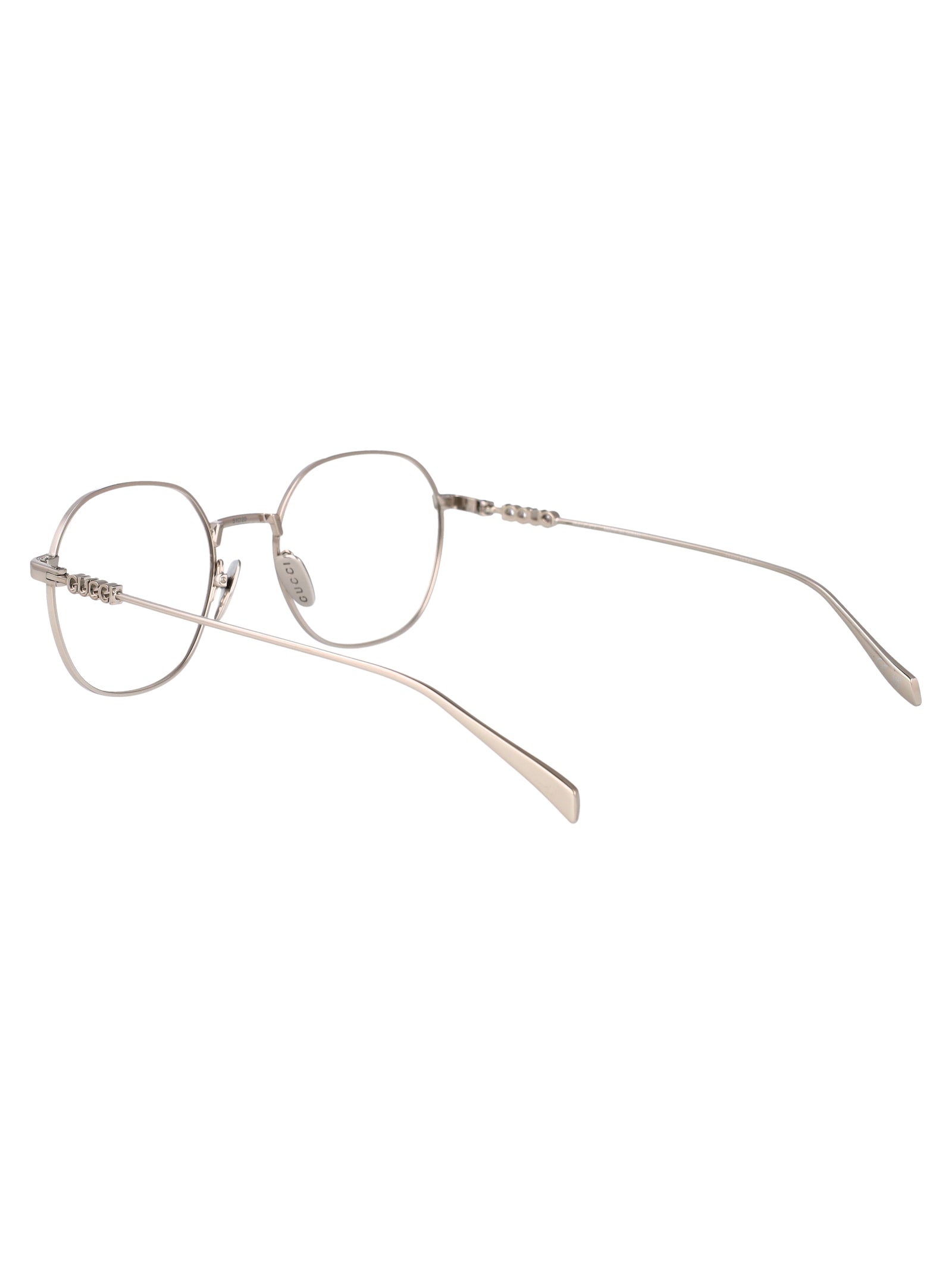 GUCCI Transparent Metal Optical Glasses for Women