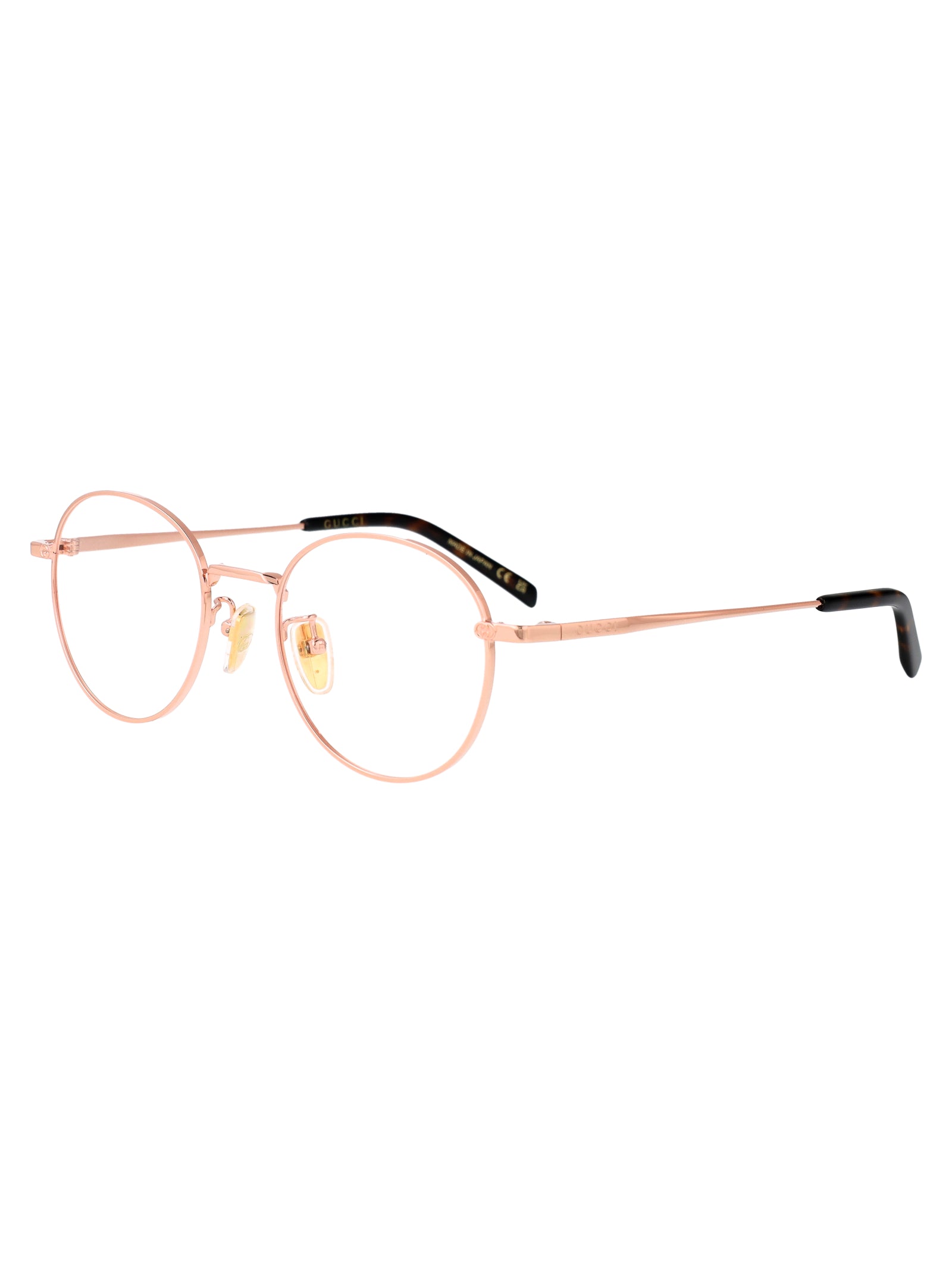 GUCCI Chic Transparent Metal Optical Glasses for Women