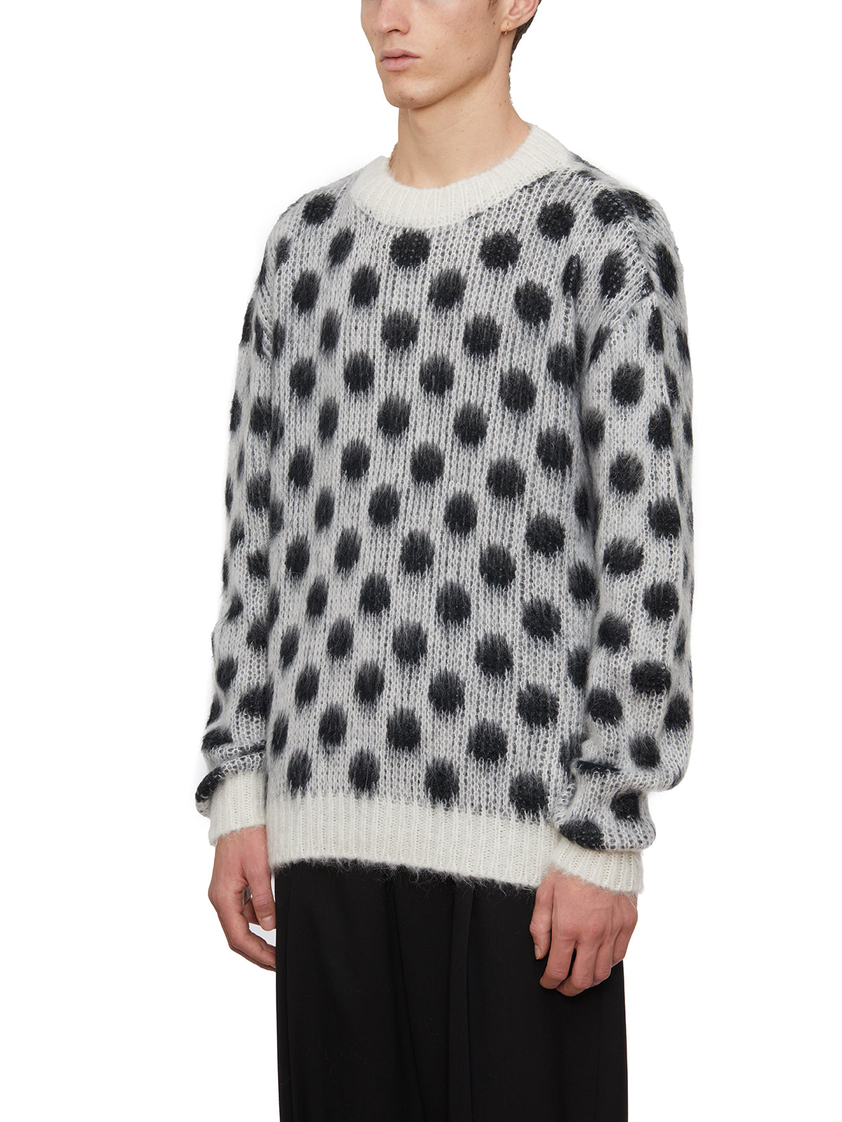 MARNI Polka Dot Mohair Sweater - Size 48