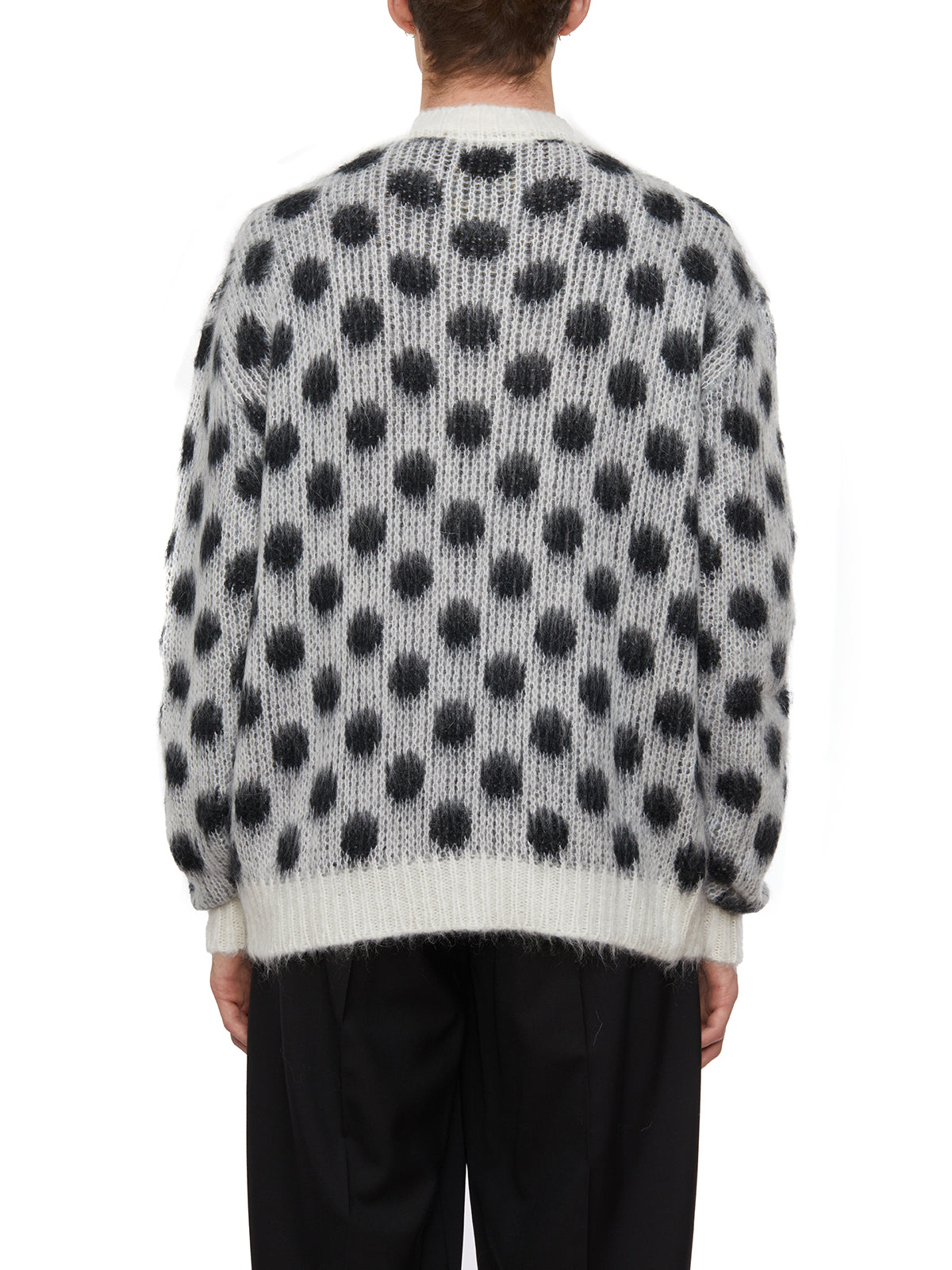 MARNI Polka Dot Mohair Sweater - Size 48