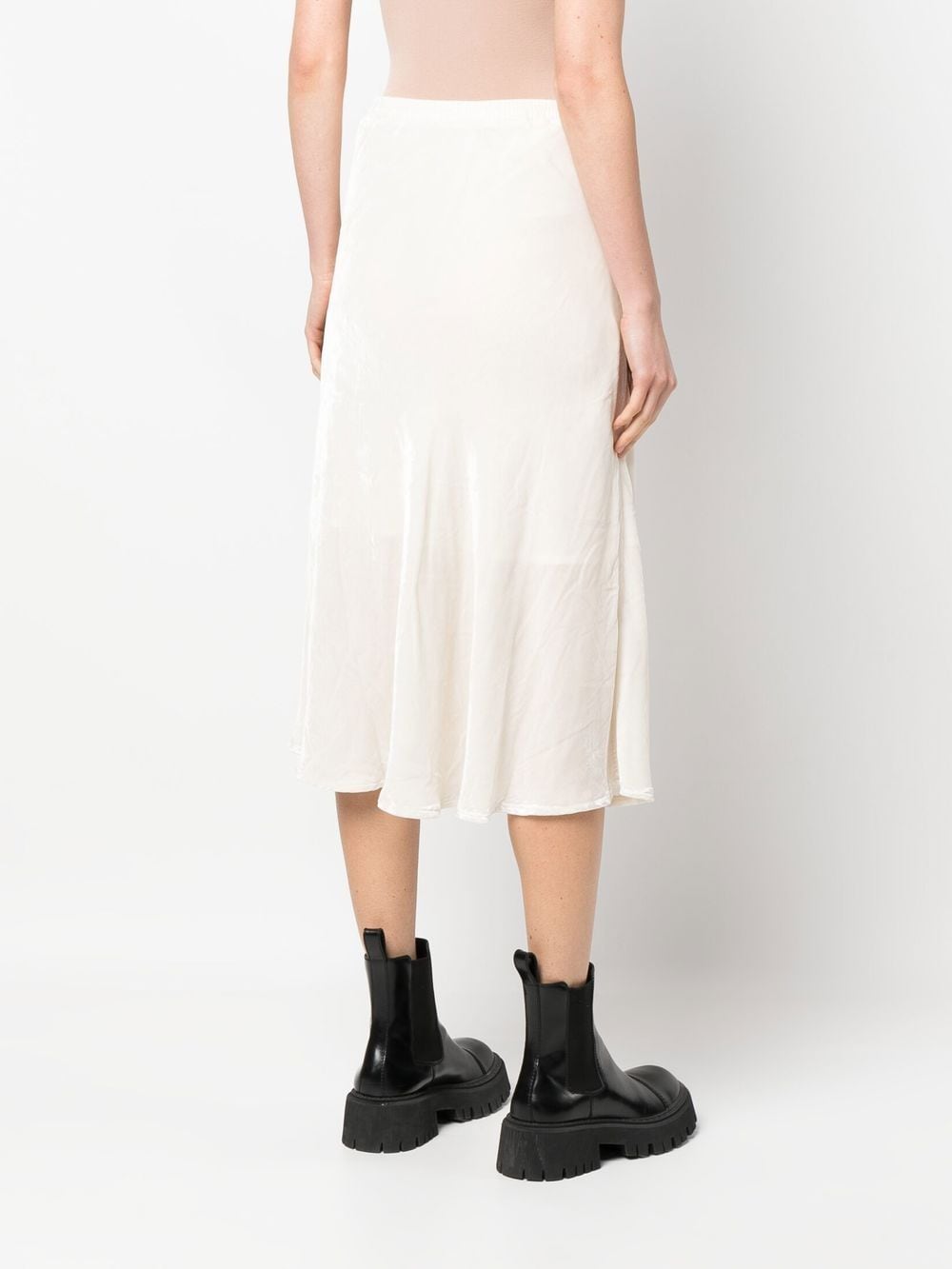 GOLD HAWK Velvet Long Skirt - High-Waisted Elegance for Fall/Winter