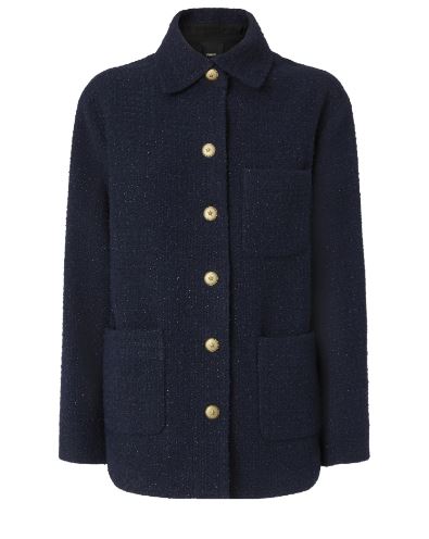 PINKO Metallic Blend Women's Jacket