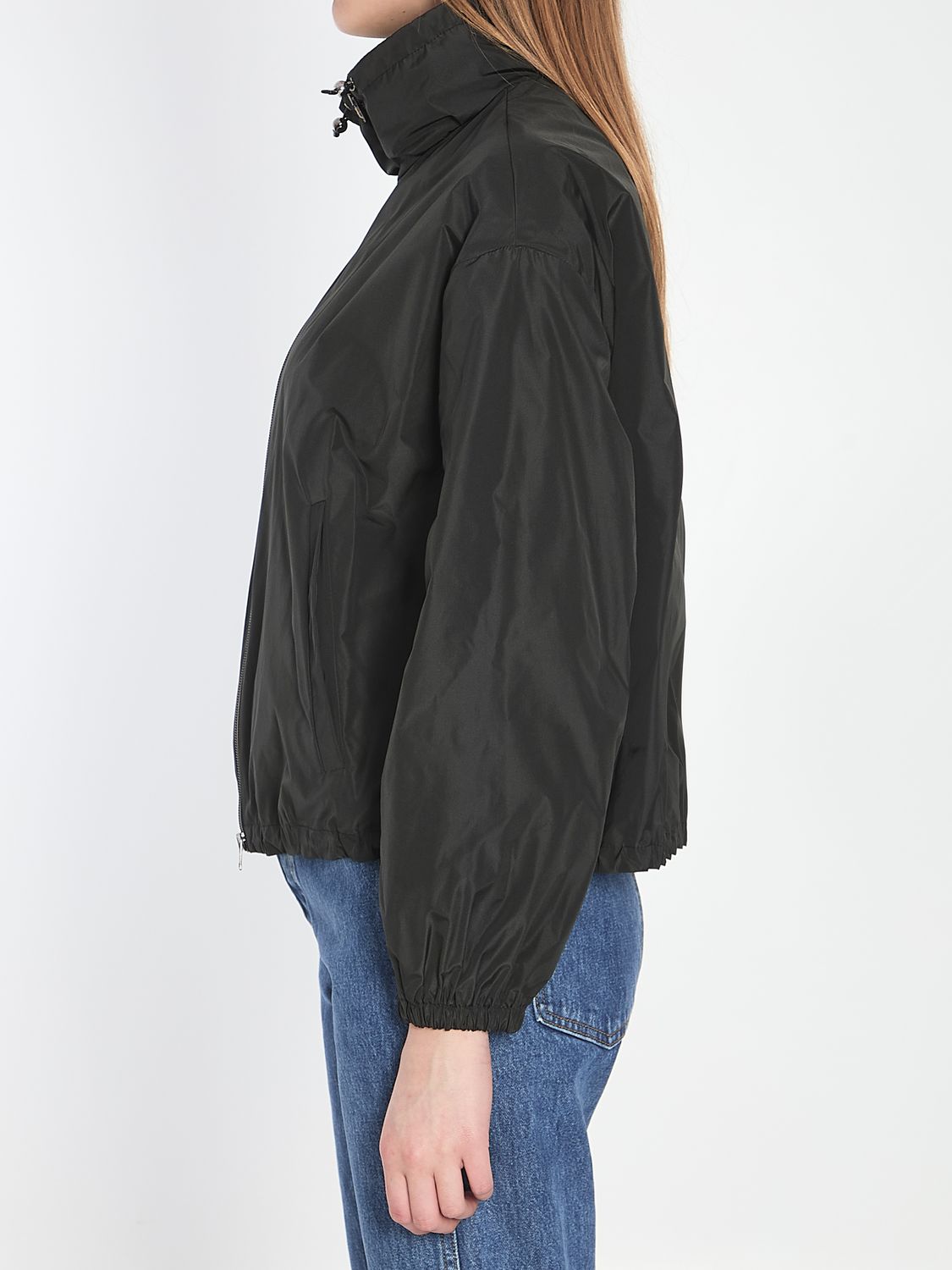 HERNO Relaxed Fit Water-Repellent Taffeta Jacket - Size 40