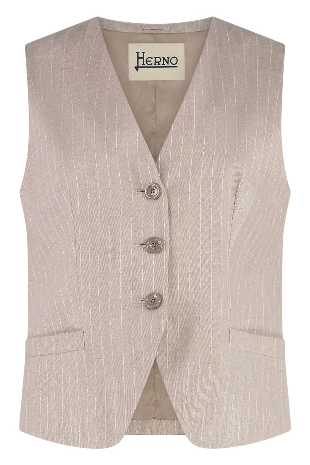 HERNO Single-Breasted Fashion Vest for Women