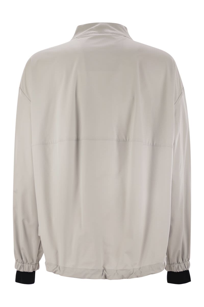 HERNO Lightweight Bomber Jacket with Zip - Boxy Fit for Women