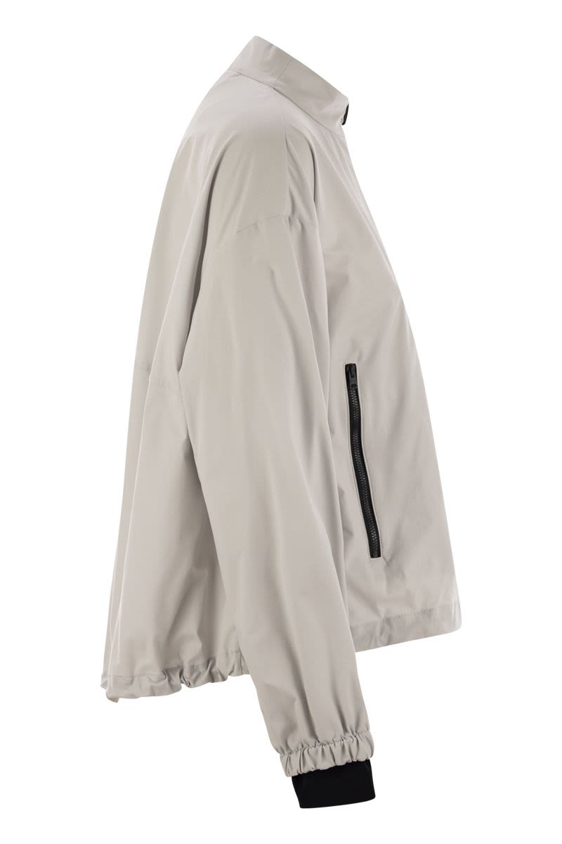 HERNO Lightweight Bomber Jacket with Zip - Boxy Fit for Women