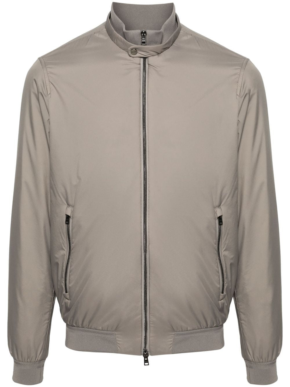 HERNO Eco-Friendly Band-Collar Bomber Jacket for Men - SS25