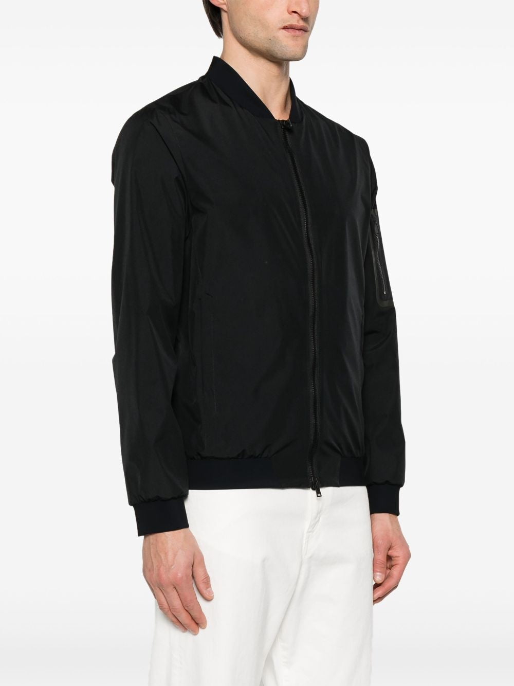 HERNO Water-Repellent Zipper Windbreaker for Men