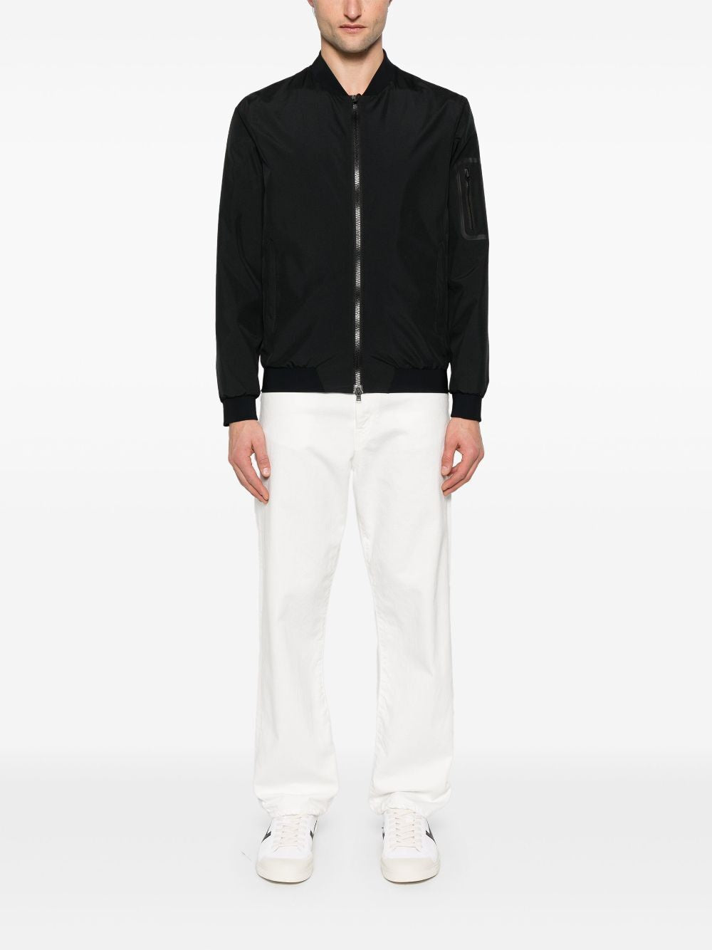 HERNO Water-Repellent Zipper Windbreaker for Men