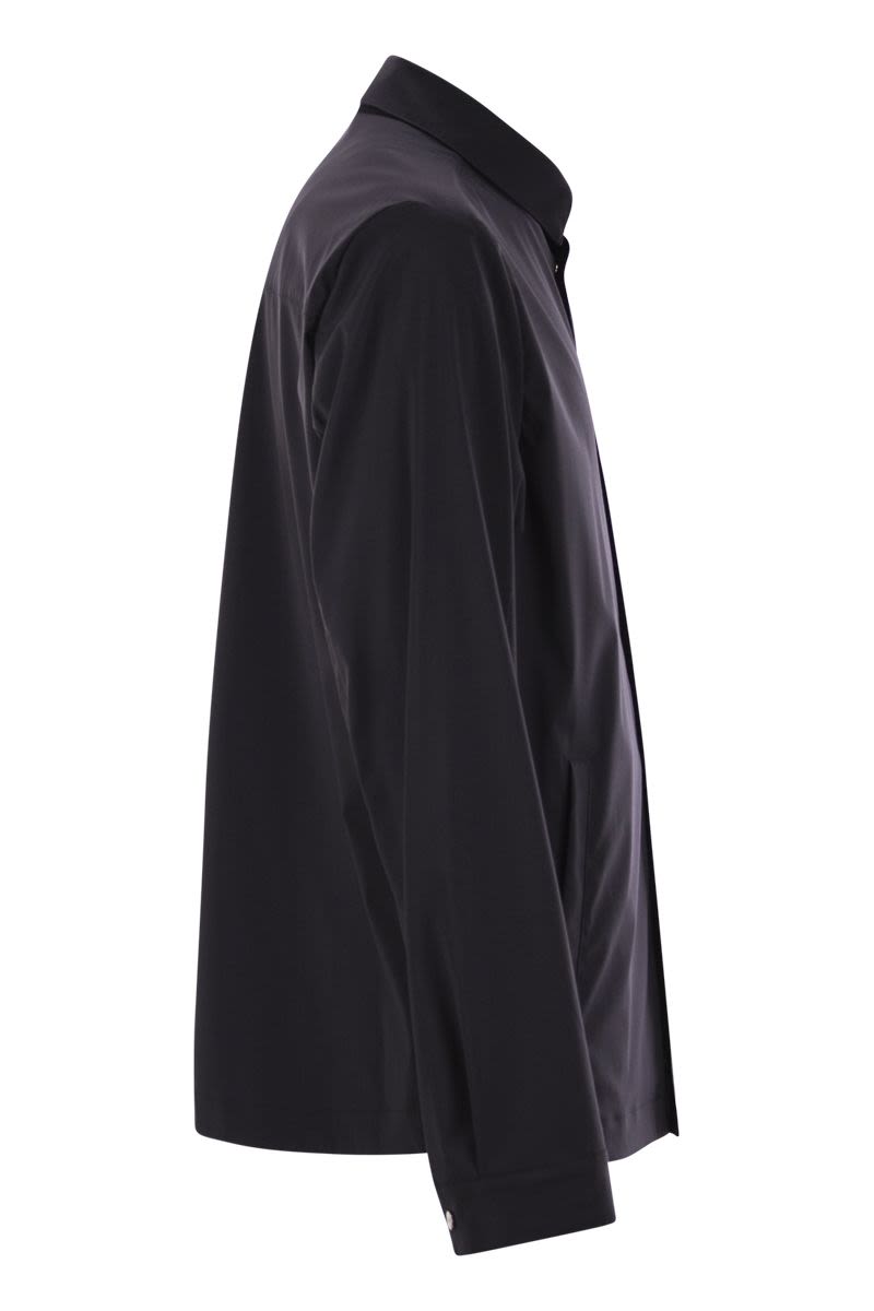 HERNO Men's Lightweight Shirt-Cut Jacket