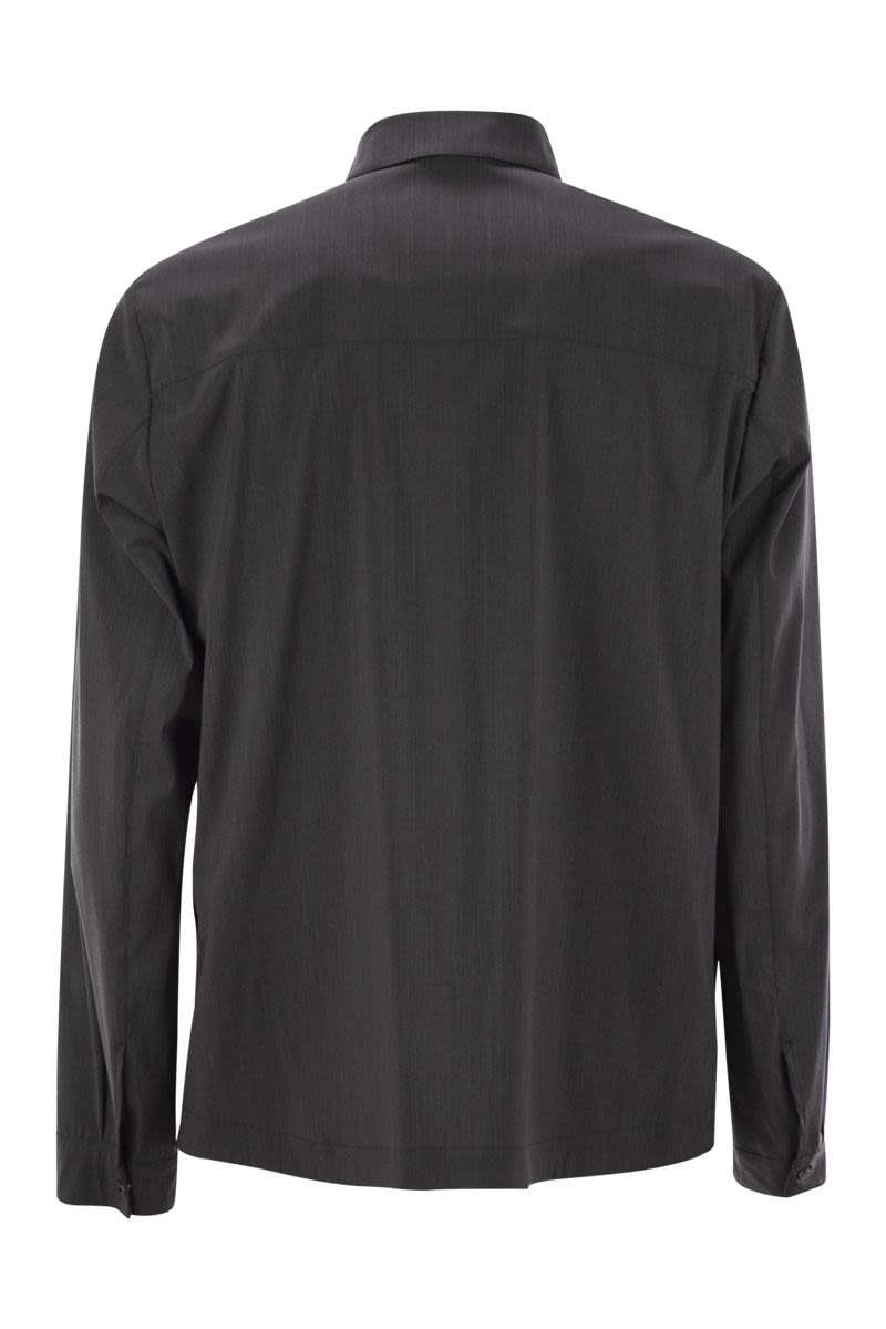 HERNO Lightweight Regular Fit Shirt-Cut Jacket
