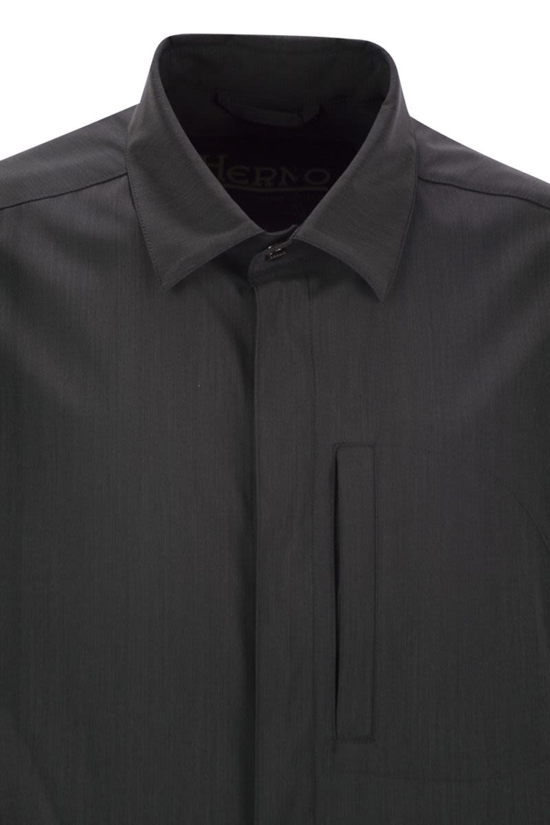 HERNO Lightweight Regular Fit Shirt-Cut Jacket