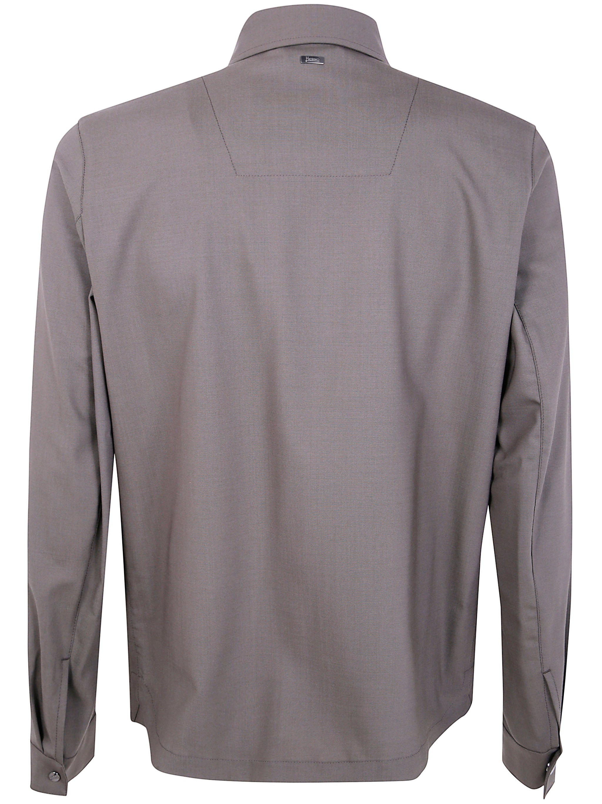 HERNO Men's Wool Blend Shirt Jacket