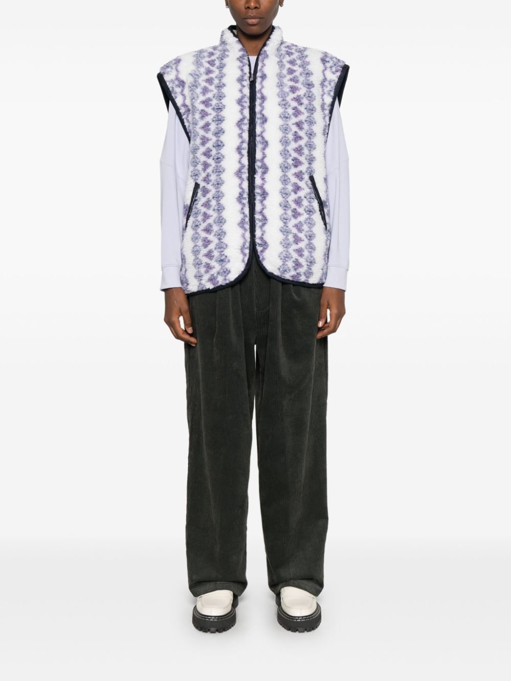 ISABEL MARANT ETOILE Reversible Printed Vest for Women