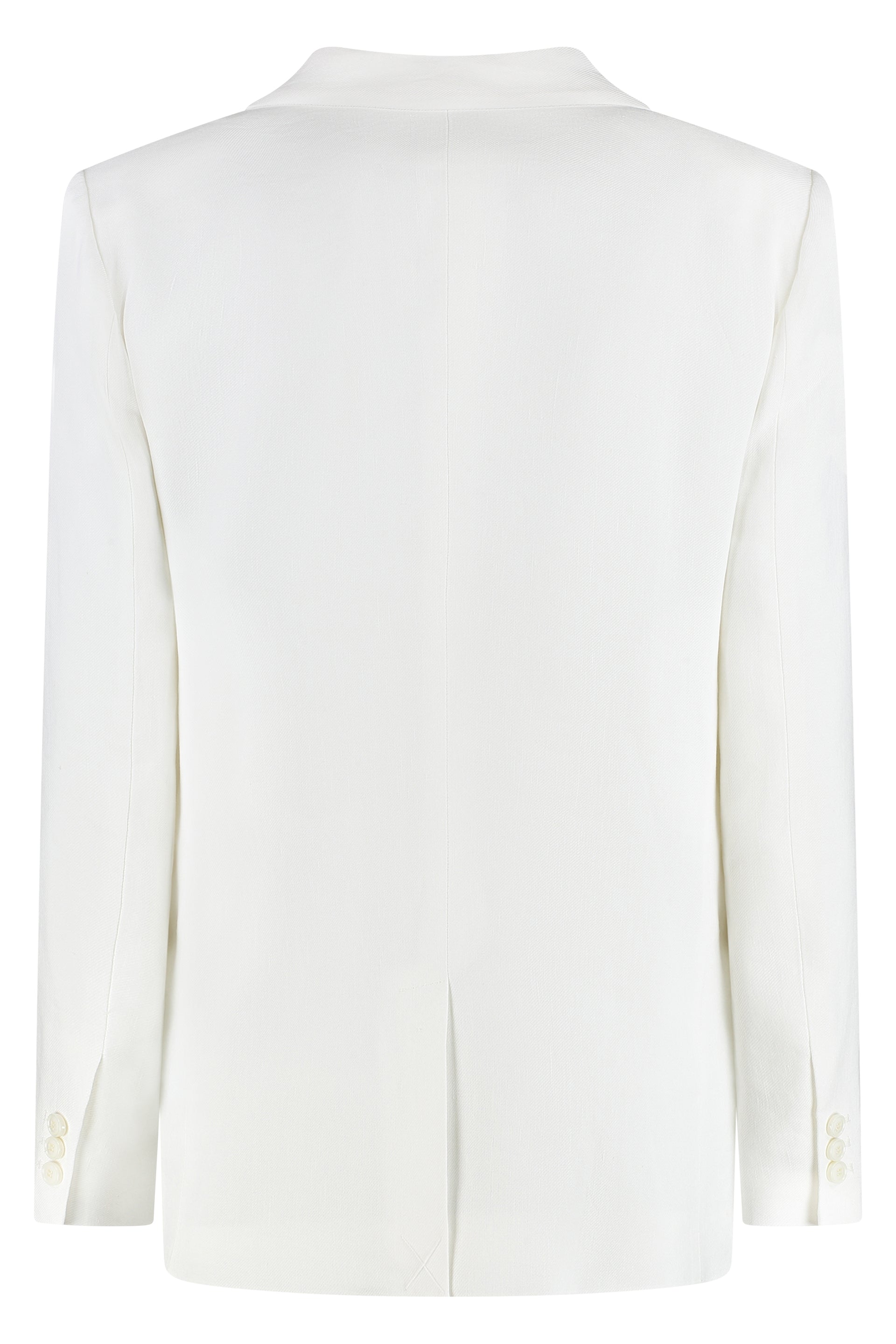 ELISABETTA FRANCHI Double-Breasted Gabardine Jacket
