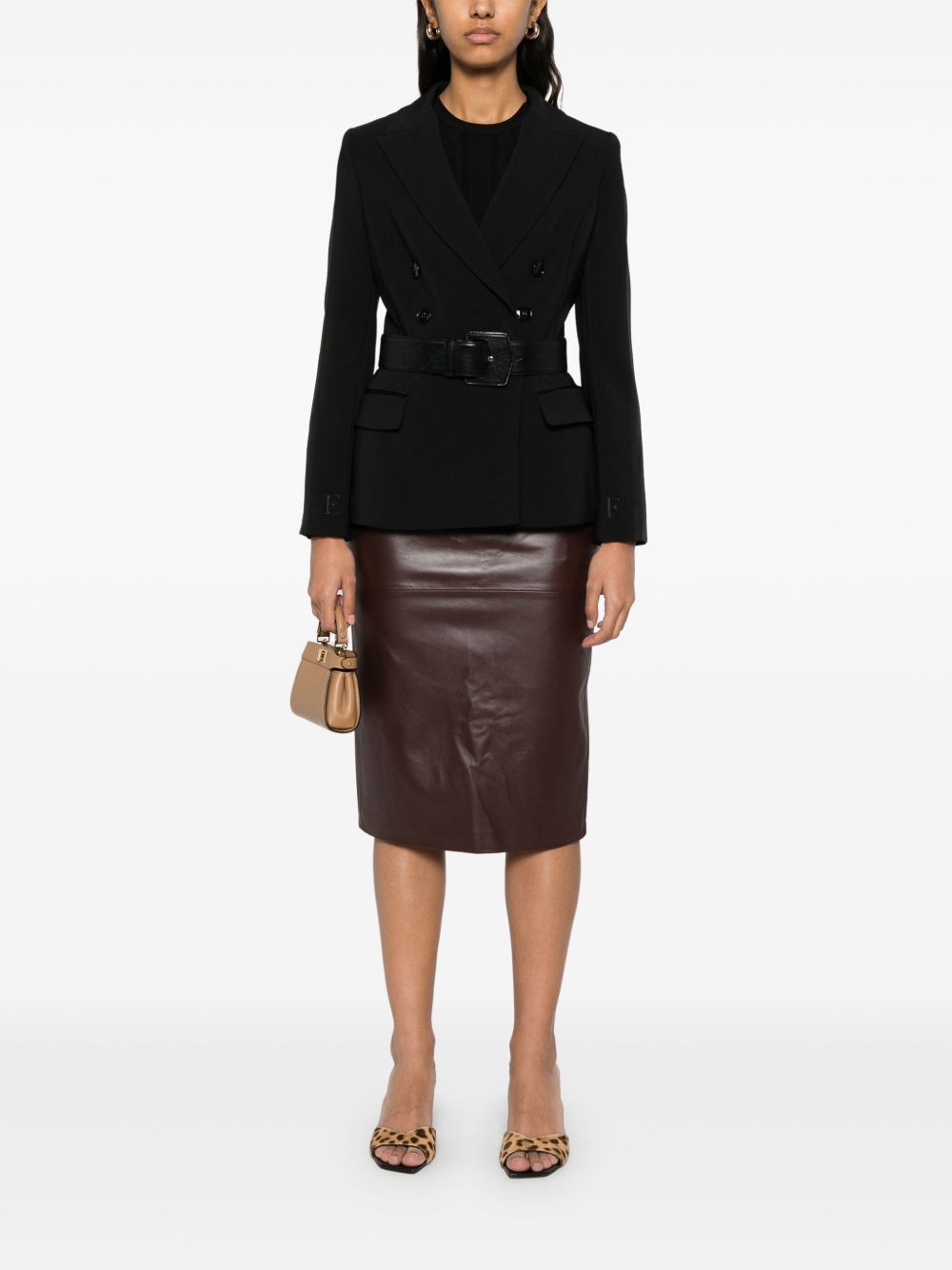 ELISABETTA FRANCHI Tailored Double-Breasted Jacket for Women