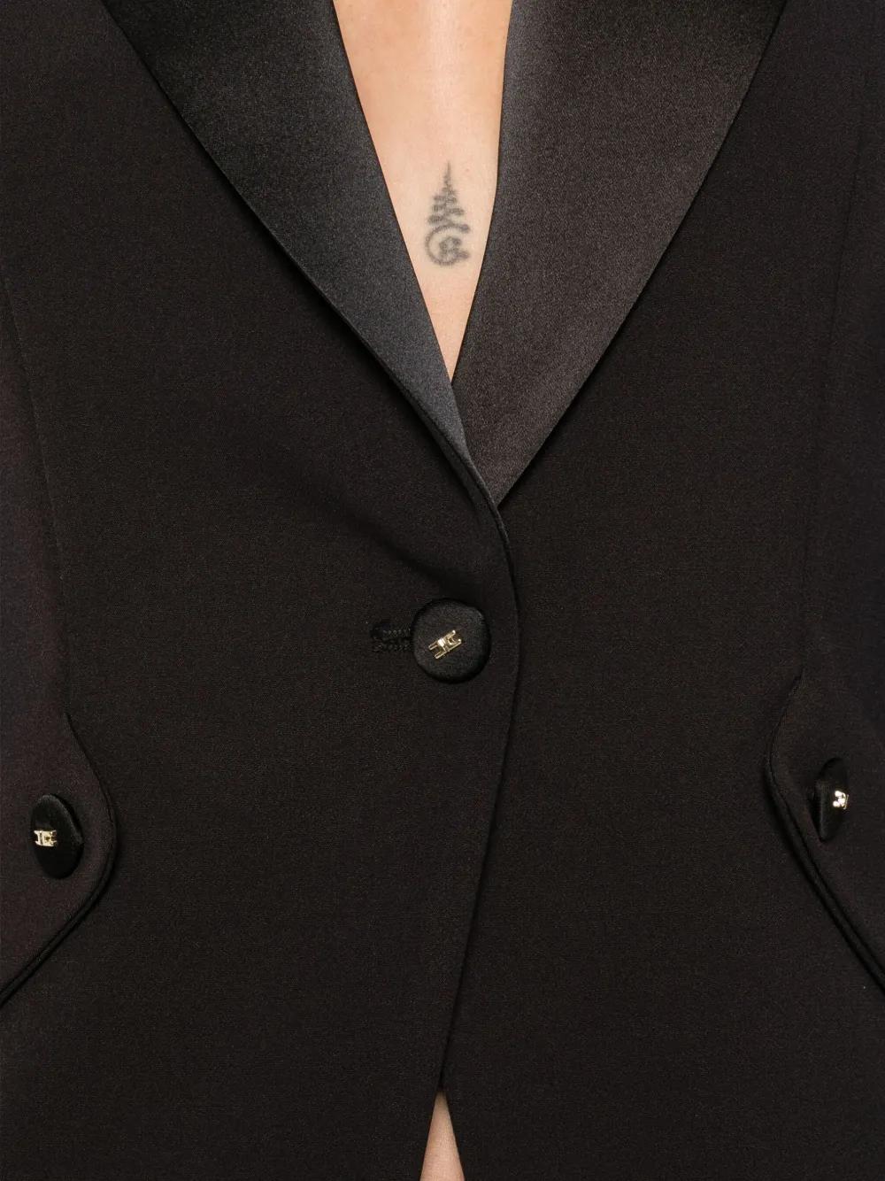 ELISABETTA FRANCHI Sophisticated Single-Breasted Jacket for Women - FW25