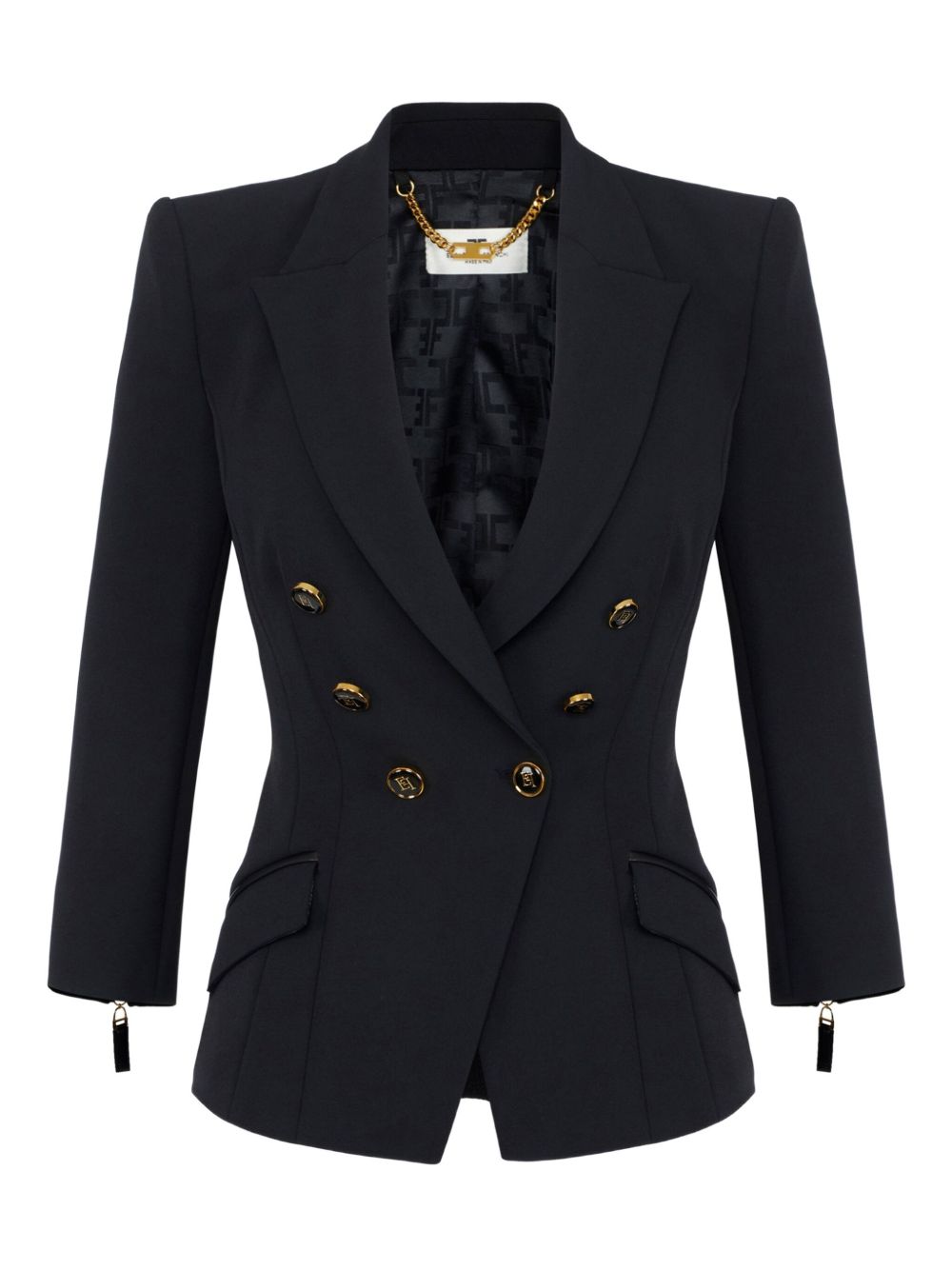 ELISABETTA FRANCHI Structured Single-Breasted Jacket
