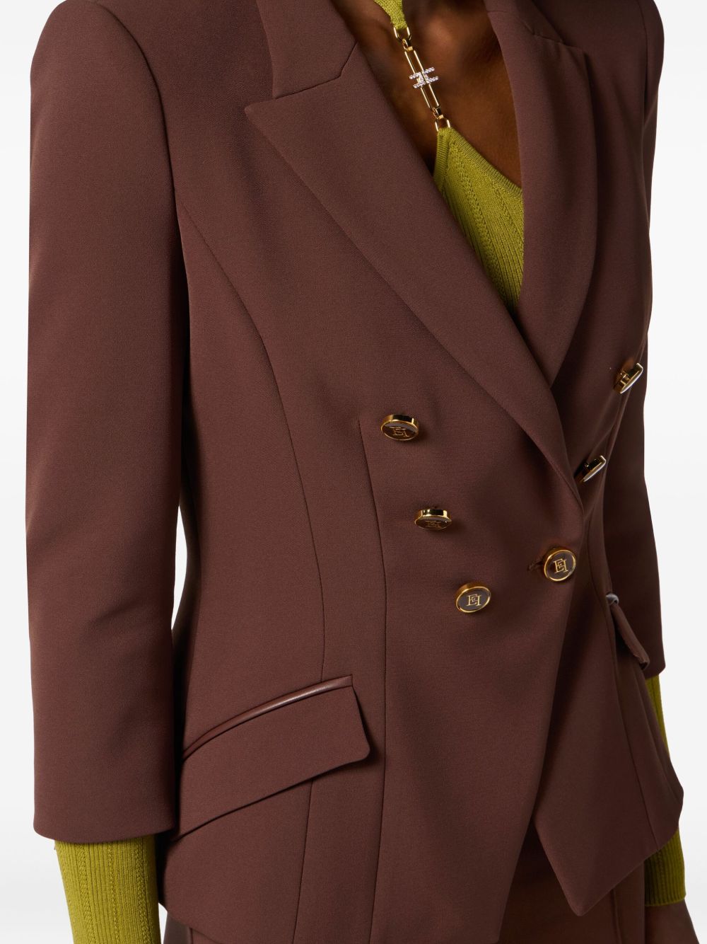 ELISABETTA FRANCHI Single-Breasted Jacket