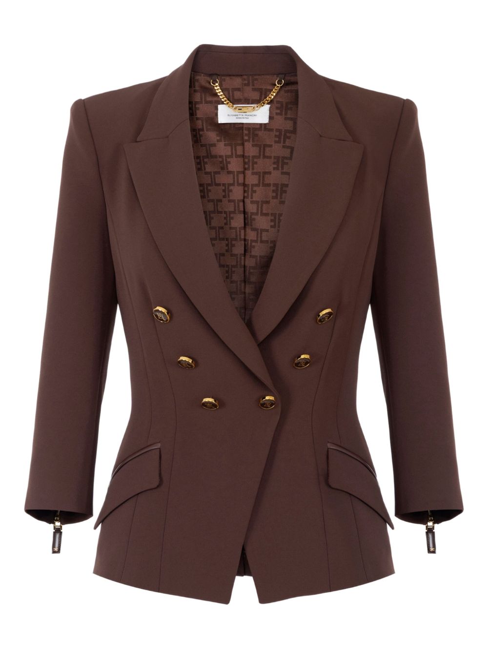 ELISABETTA FRANCHI Single-Breasted Jacket