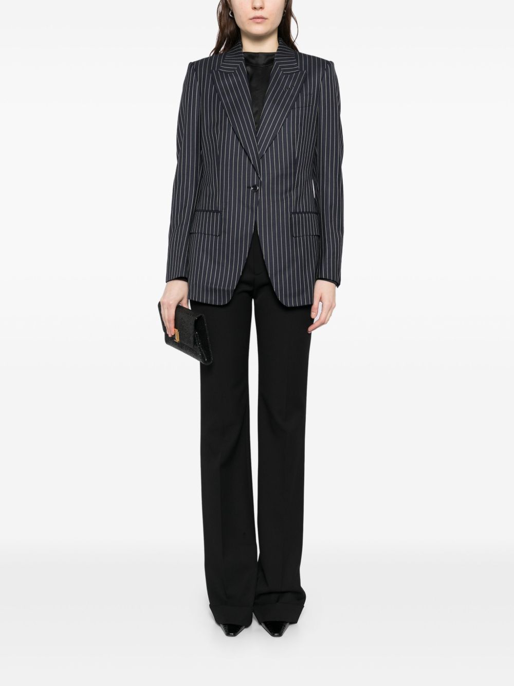 TOM FORD Wool Single-Breasted Blazer Jacket