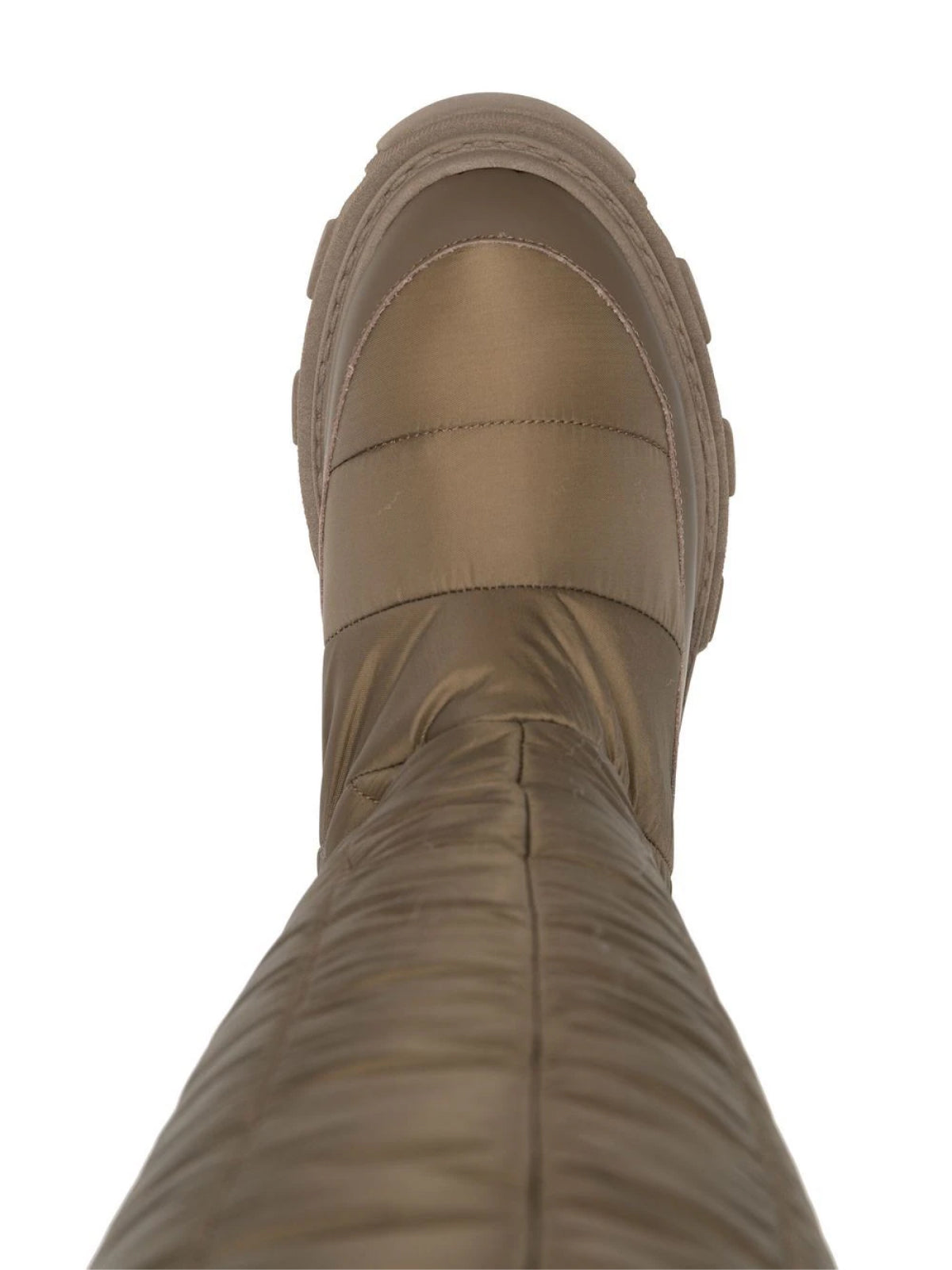 GIA BORGHINI Padded Boots with Logo Heel - 5 cm