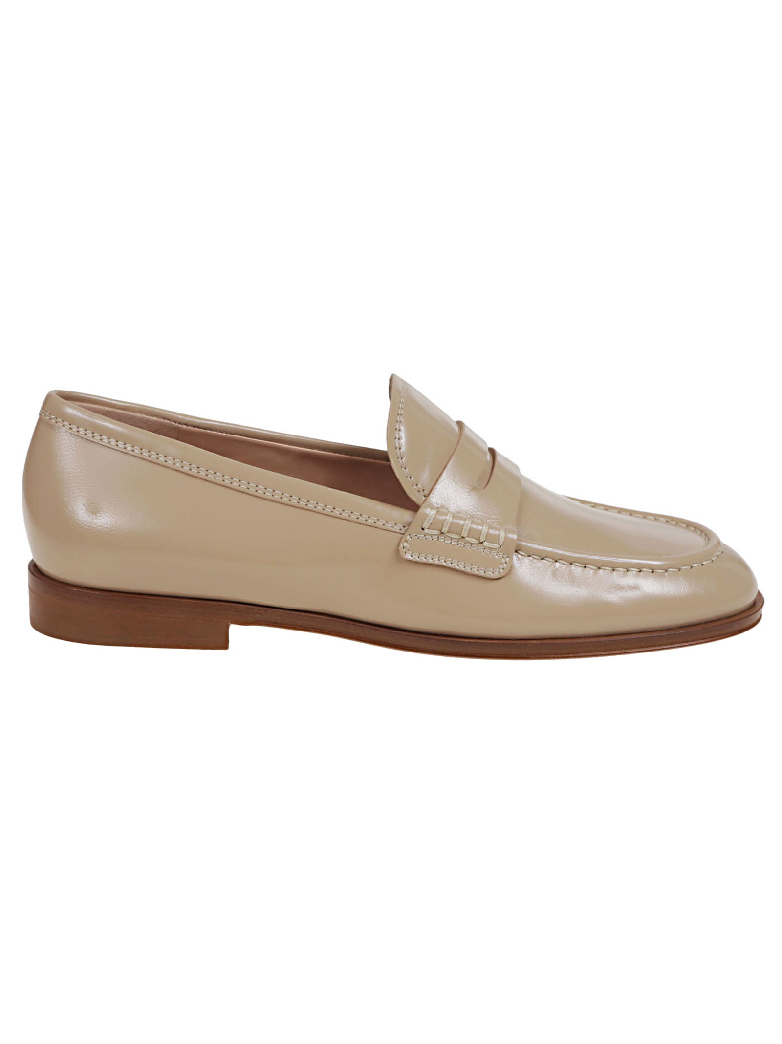 GIANVITO ROSSI Chic Rounded Toe Penny Loafers for Women
