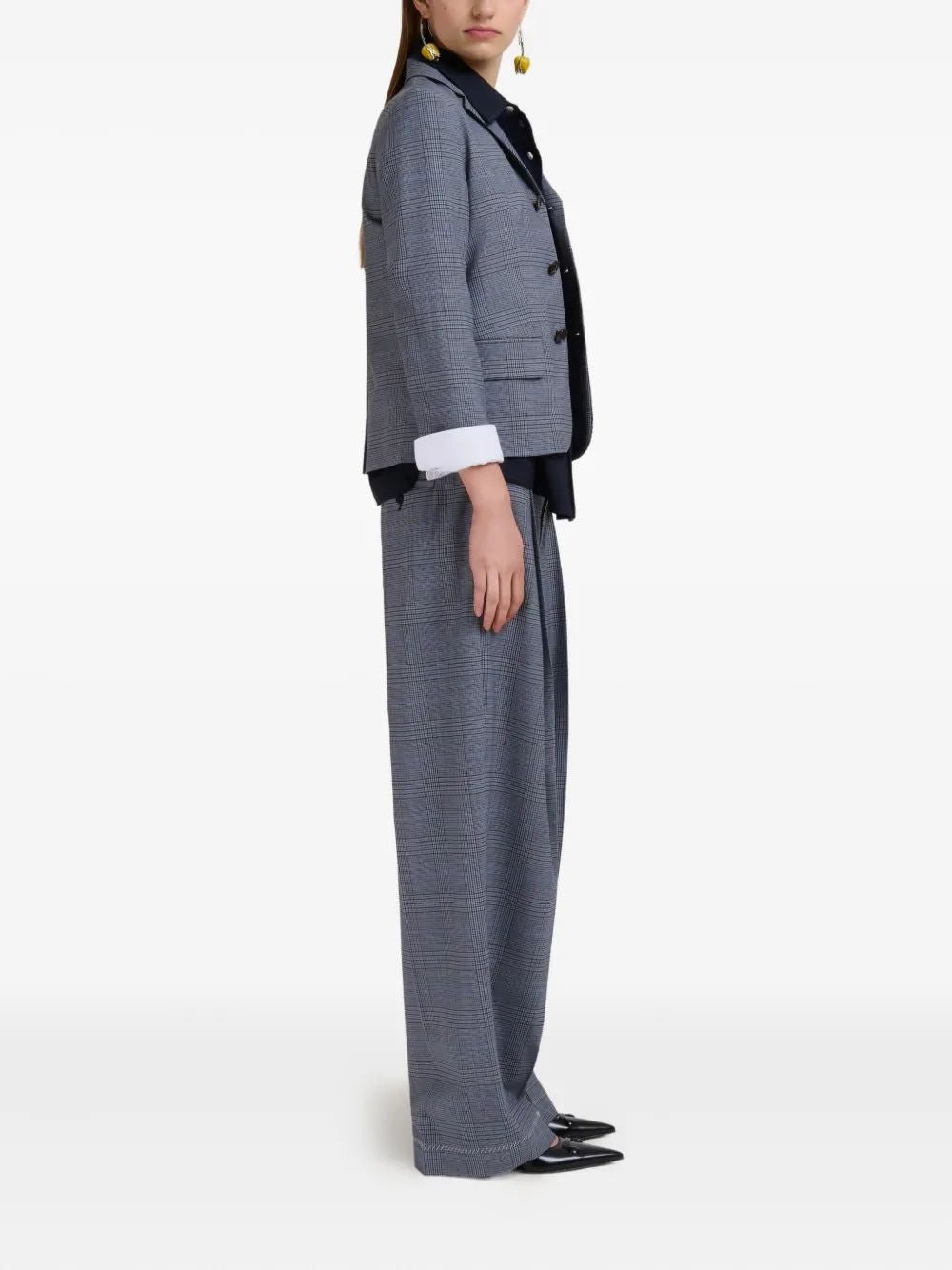 MARNI Plaid Blazer for Women