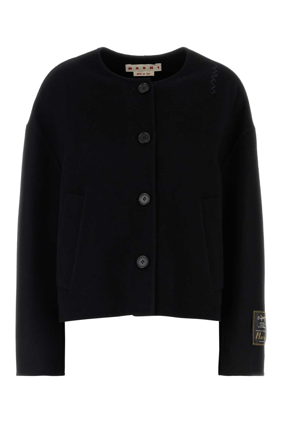MARNI Chic Felt Blazer for Women