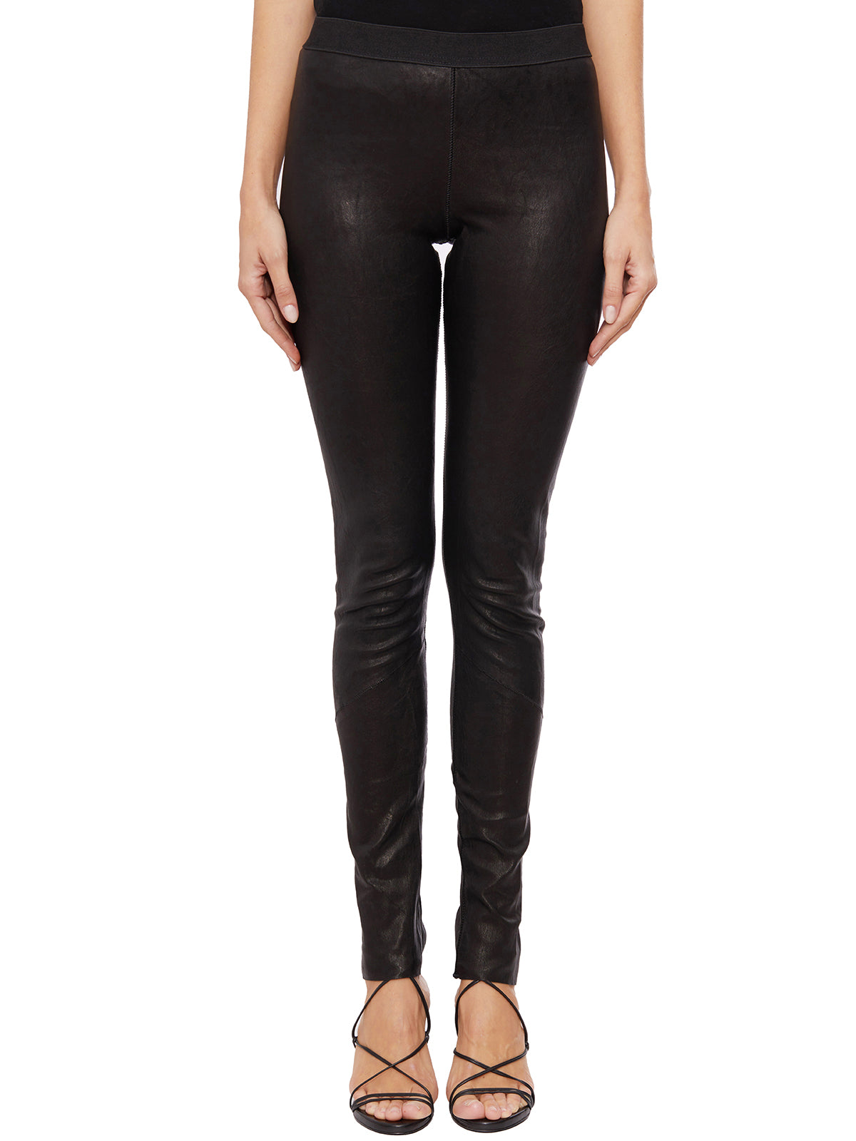 ISAAC SELLAM Leather Leggings - Size 36