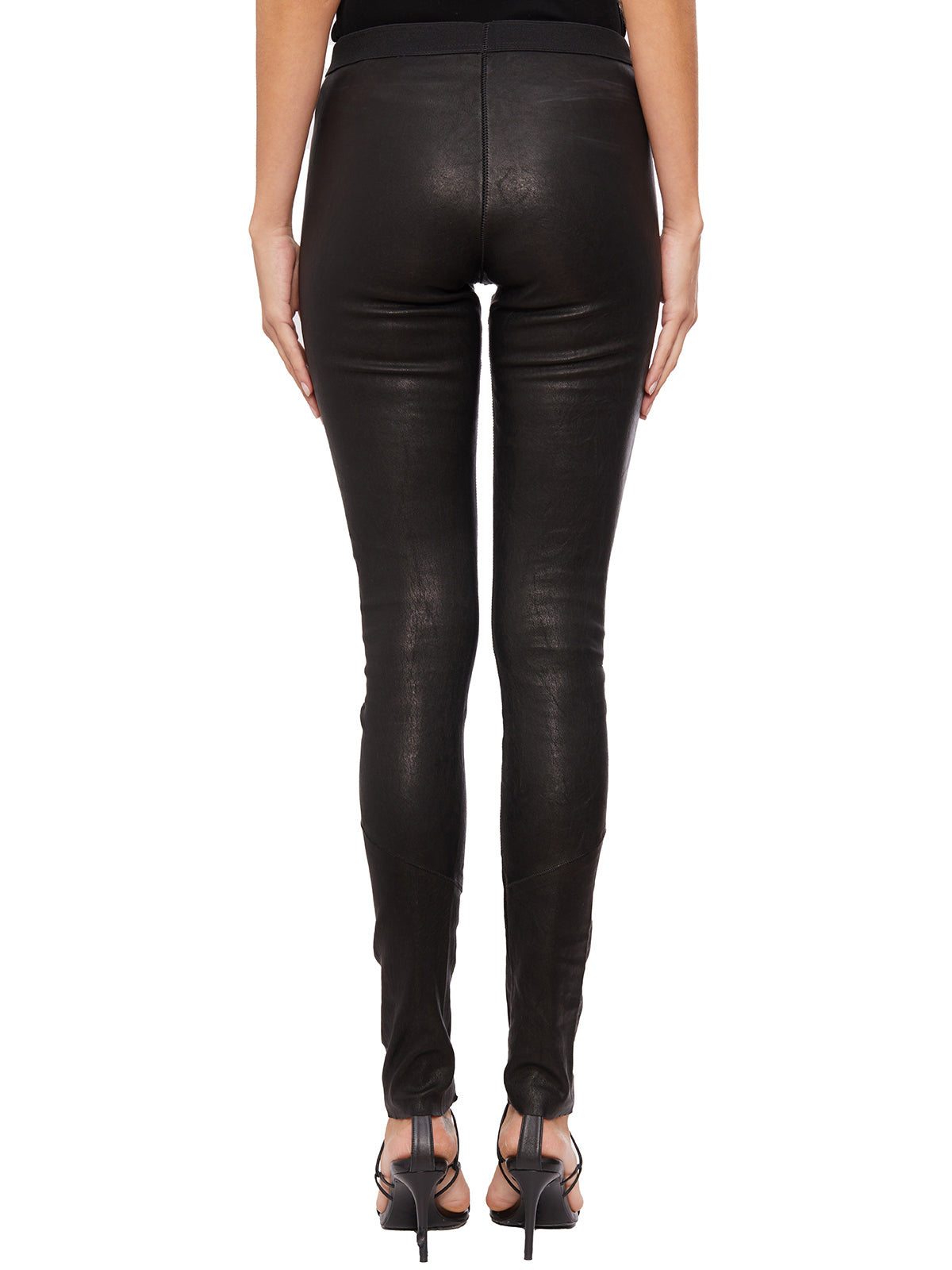 ISAAC SELLAM Leather Leggings - Size 36