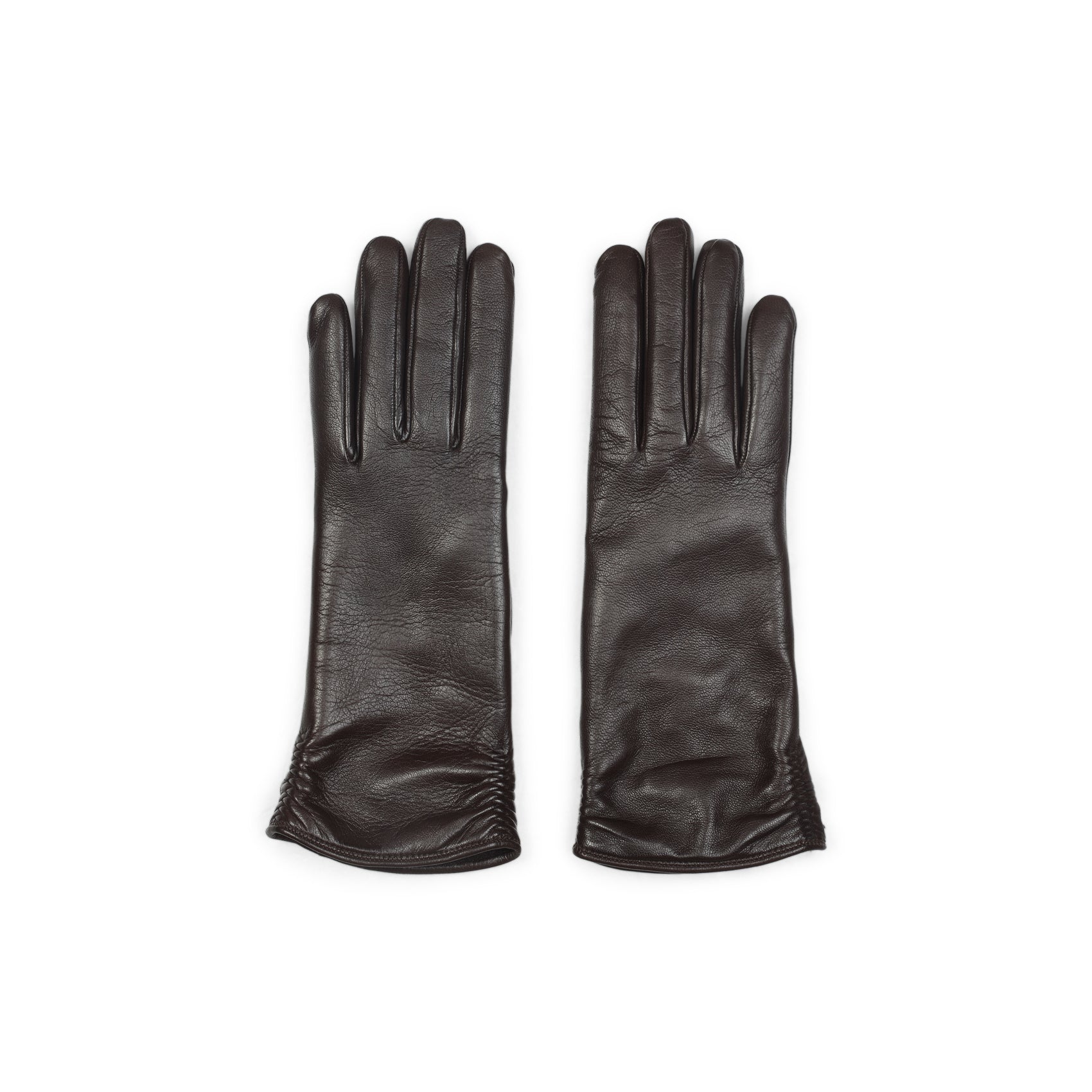 GIORGIO ARMANI Luxury Lamb Leather Gloves for Women