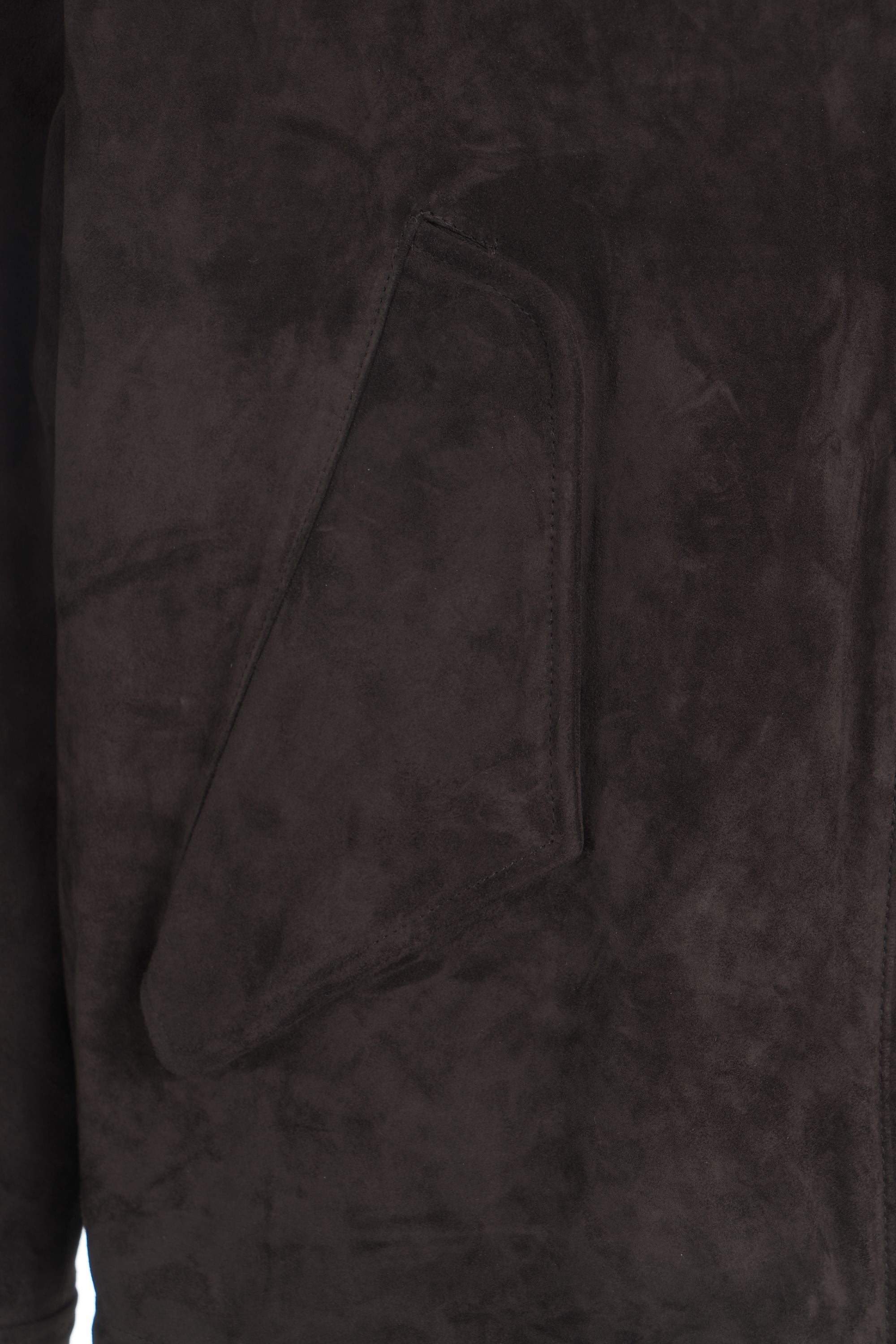 GIORGIO BRATO Suede Jacket with High Collar and Double-Zip Closure - FW25