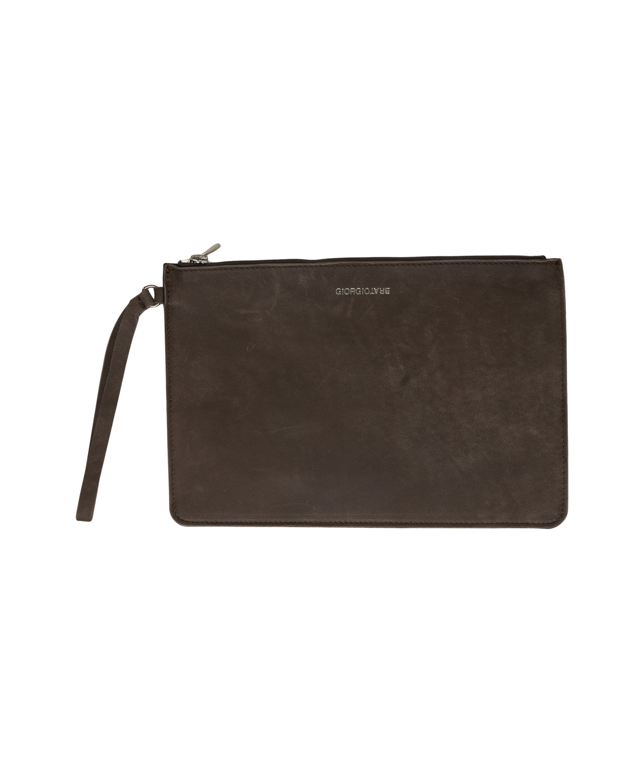 GIORGIO BRATO Elegant Mini Leather Pochette - 30 x 20 cm