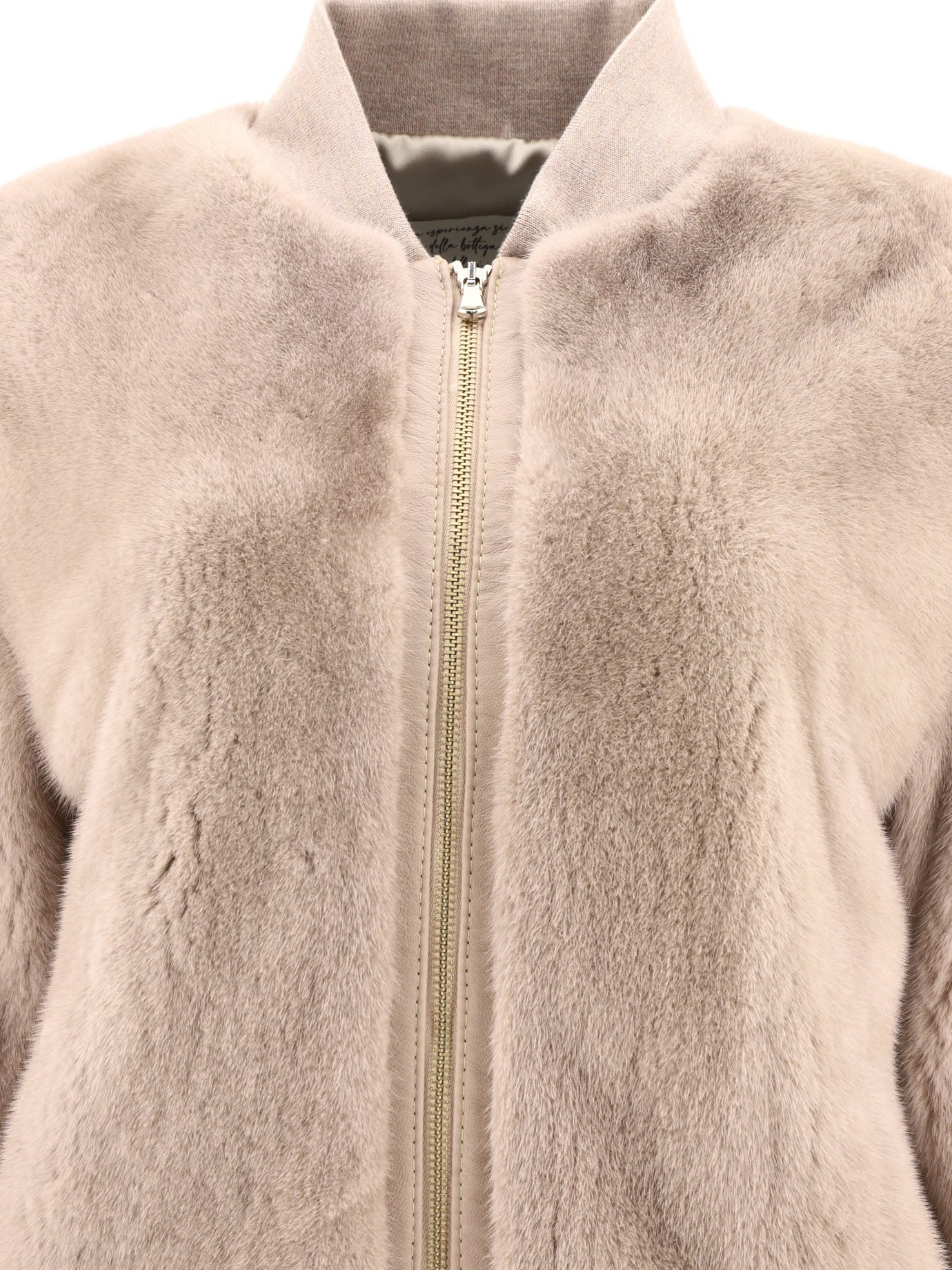 GIOVI Mink Fur Bomber Jacket