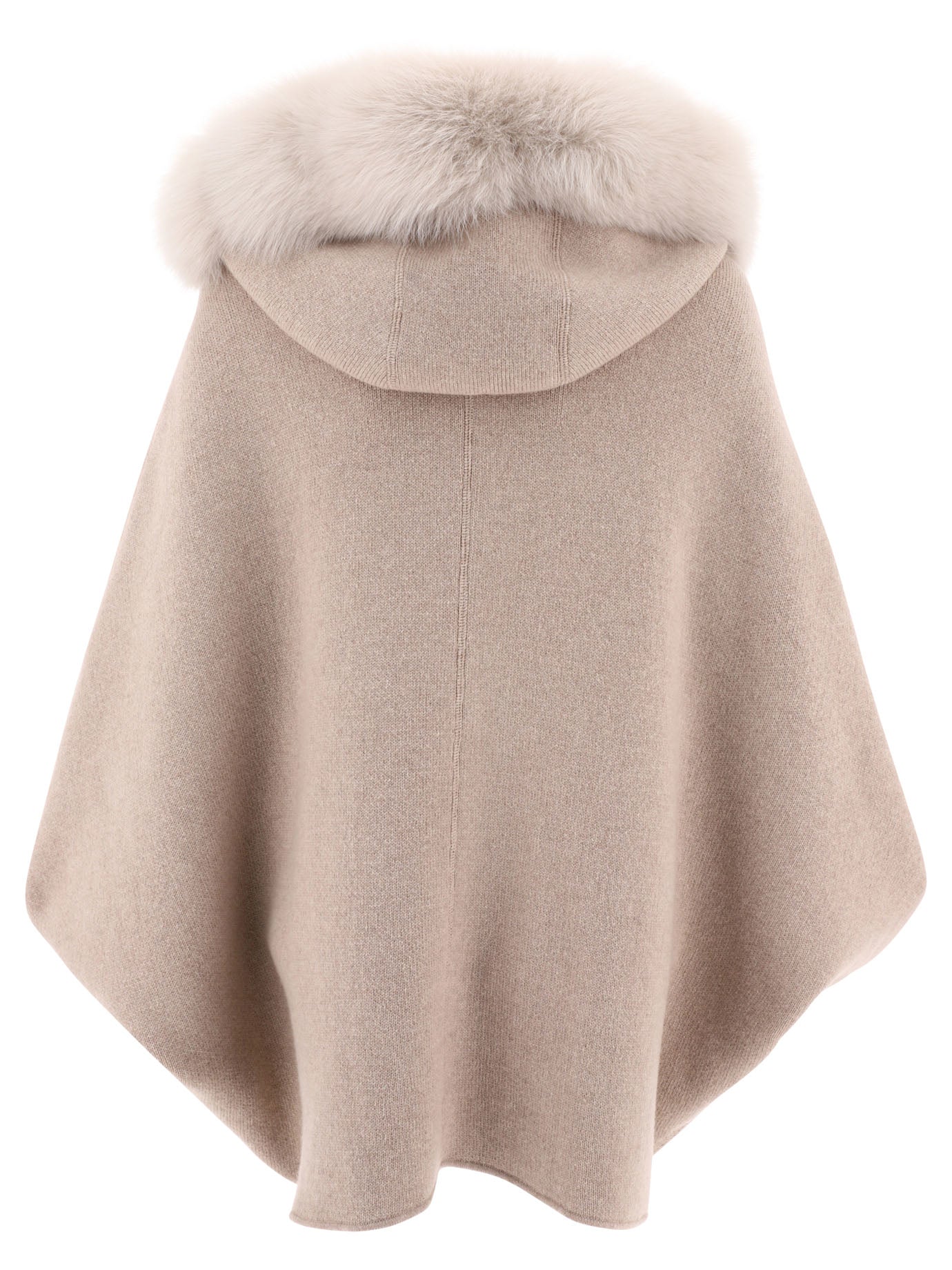 GIOVI Luxurious Wool and Cashmere Cape for Women - Fall Winter