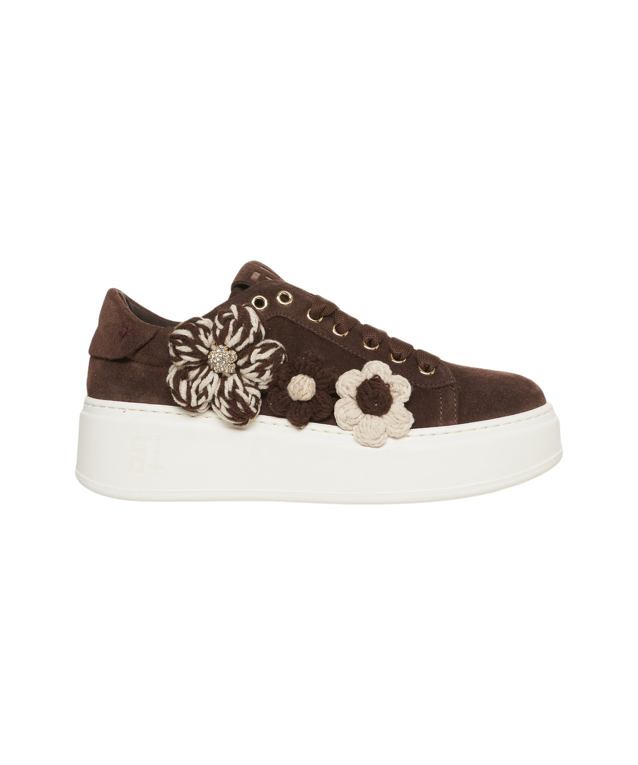 GIO+ Platform Sneaker with Floral Details