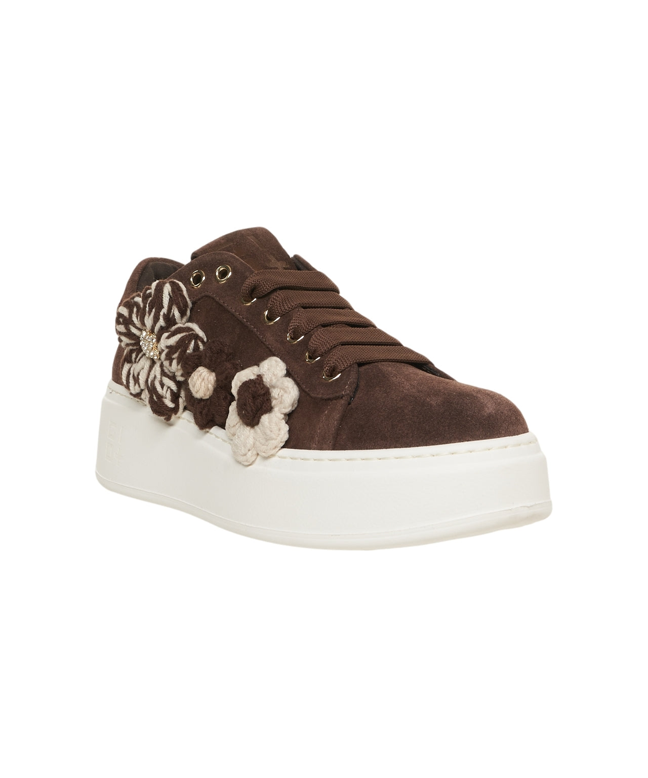 GIO+ Platform Sneaker with Floral Details