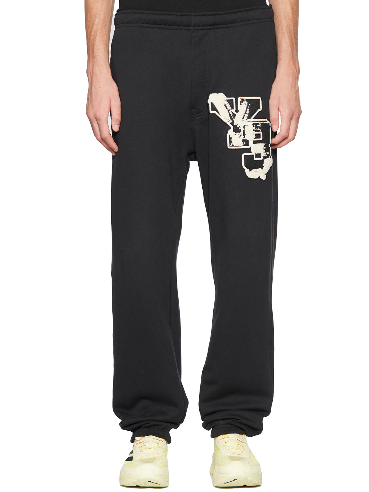 Y-3 Men's Jogger Trousers with Logo Print - Size S
