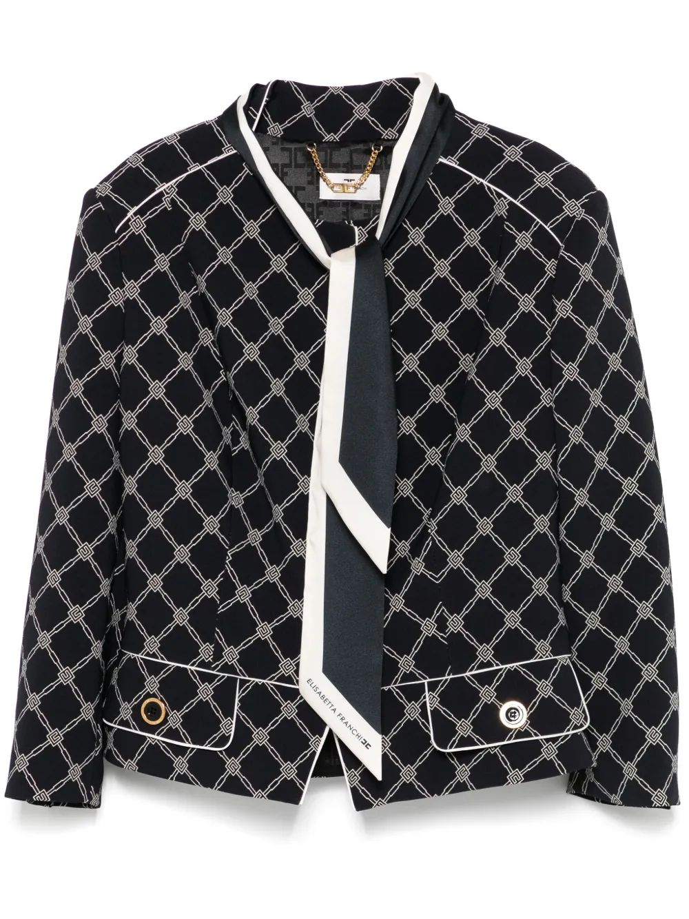 ELISABETTA FRANCHI Elegant Women's Jacket - SS25 Collection