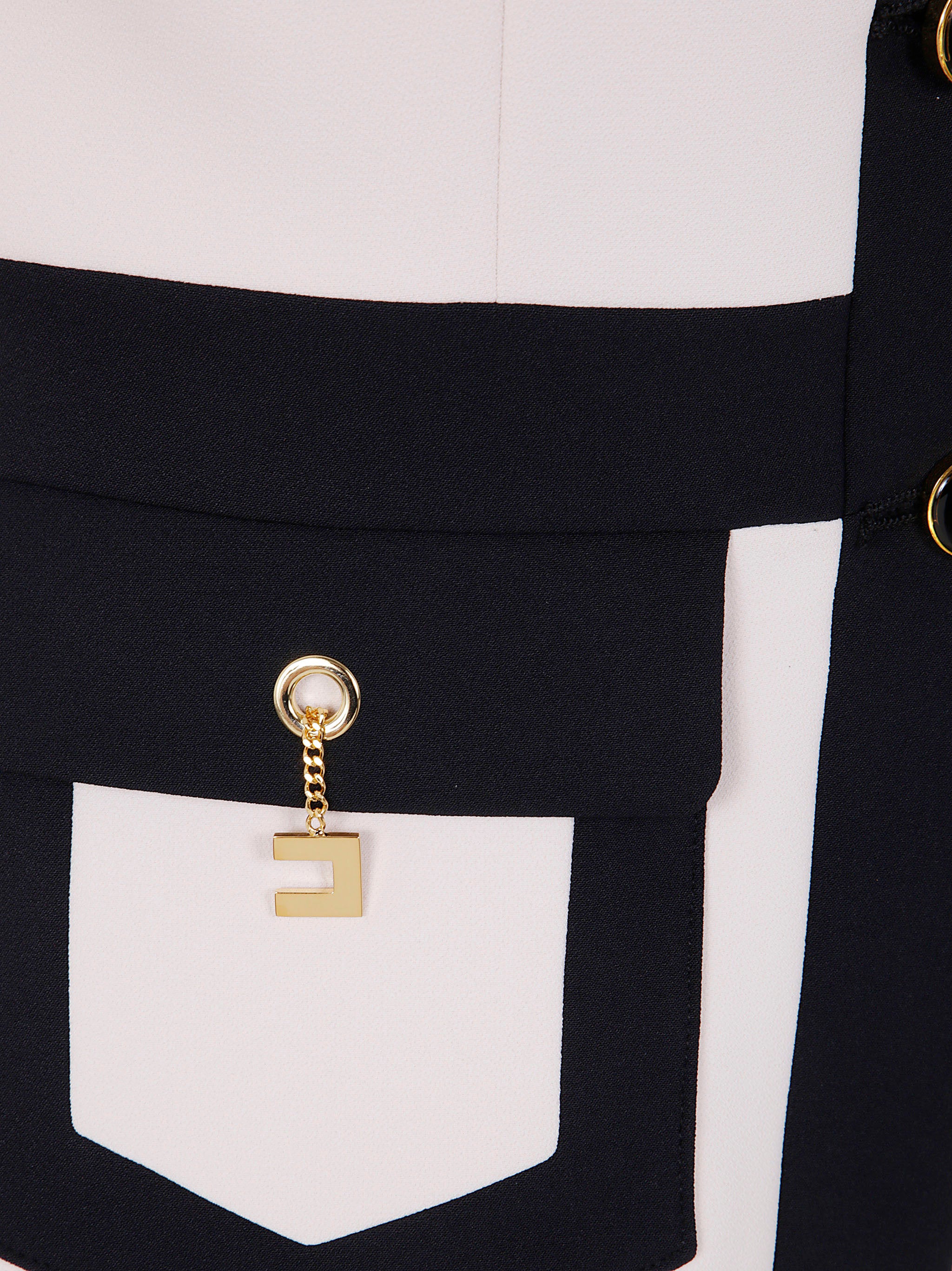 ELISABETTA FRANCHI Korean Mini Jacket for Women